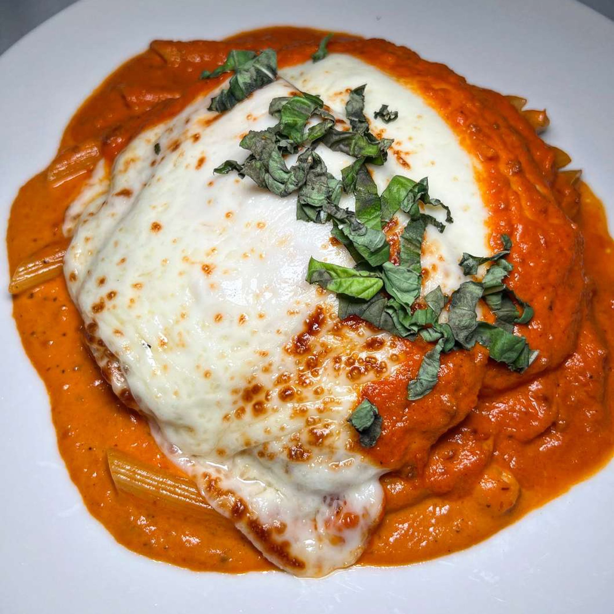 L - Drunken Chicken Parmesan