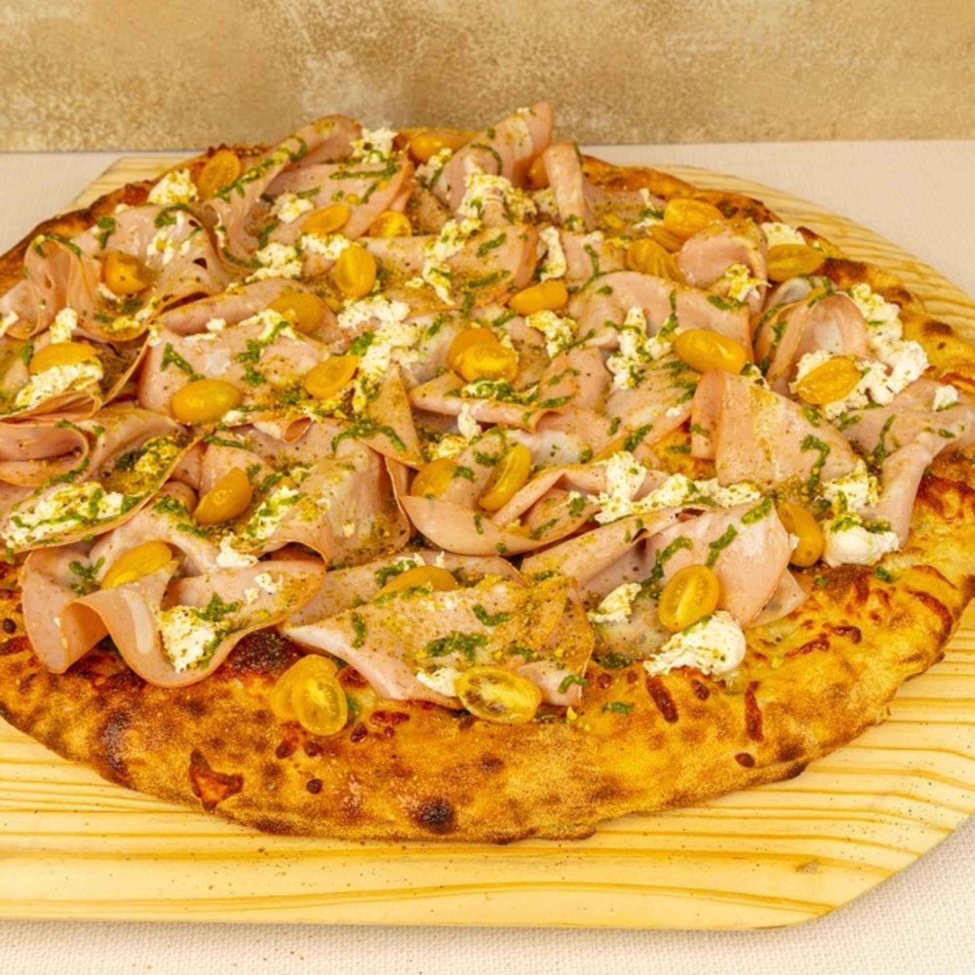 Mortadella & Burrata Pizza