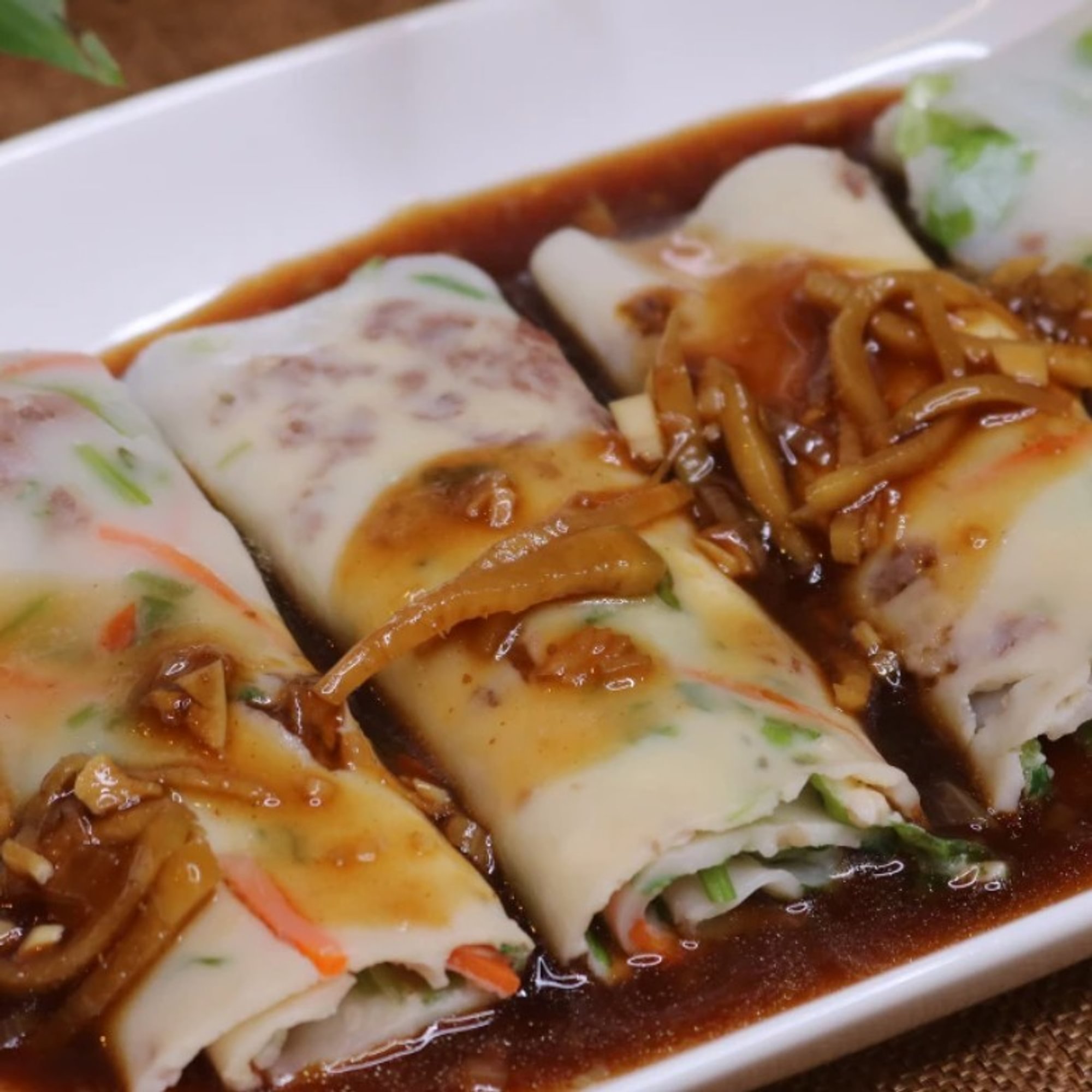 Steamed Rice Noodles Side