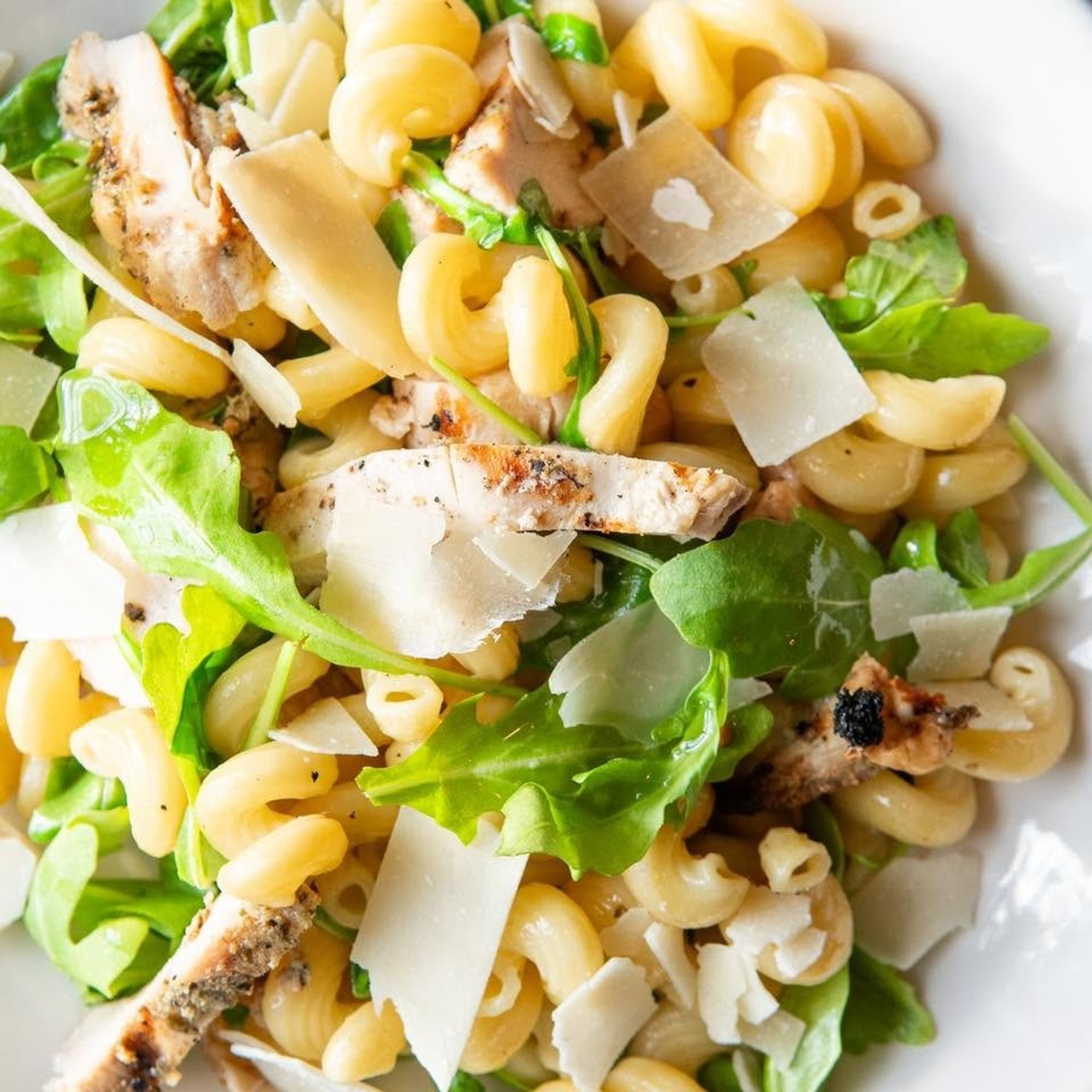 Lemon Arugula Chicken Pasta