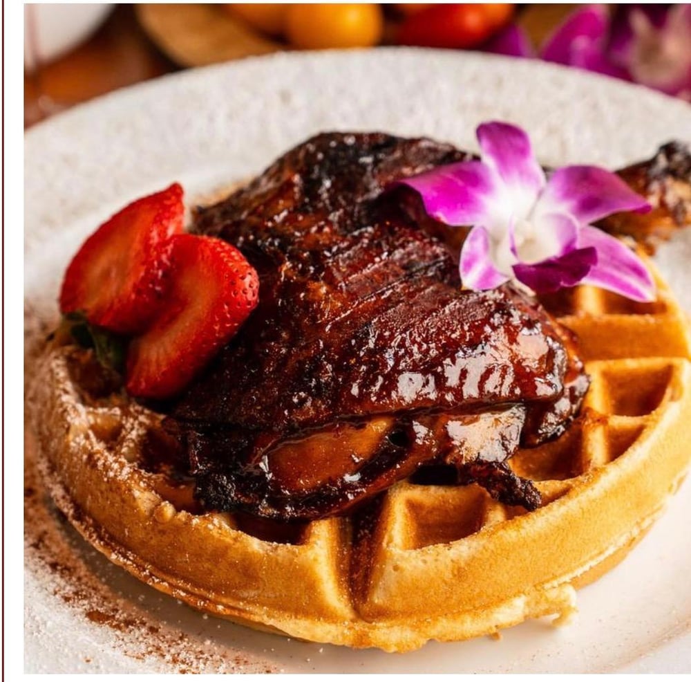 Jerk Chicken & Waffle
