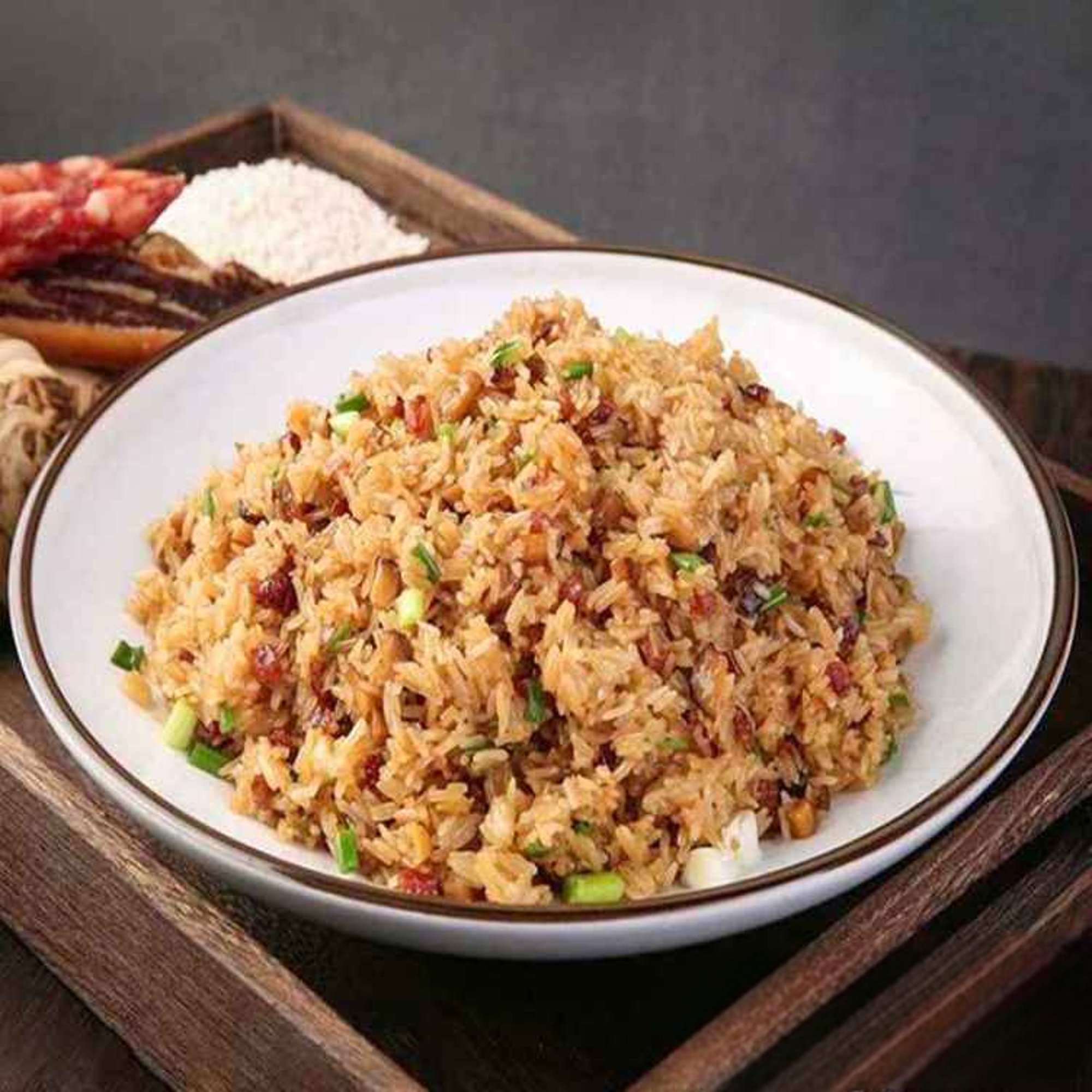FR7. 生炒臘味糯米飯/Stir Fried Sticky Rice w. Chinese Sausage