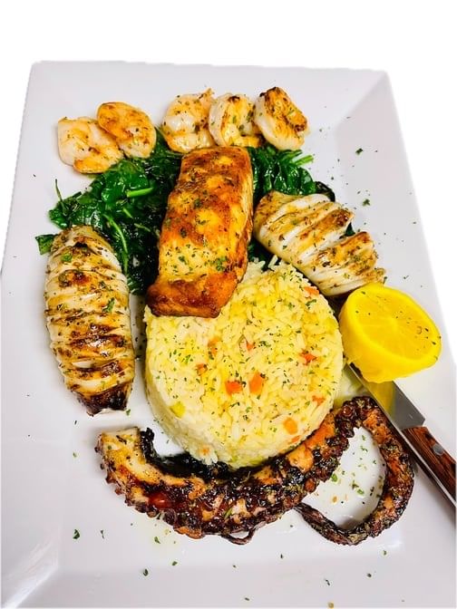 Grilled Seafood Entree