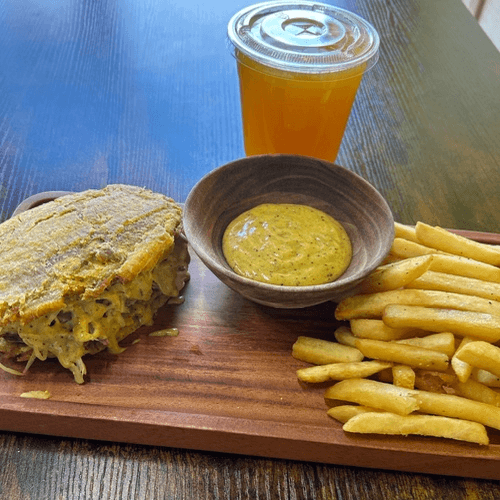 Combo of Fish Plantain Sandwich