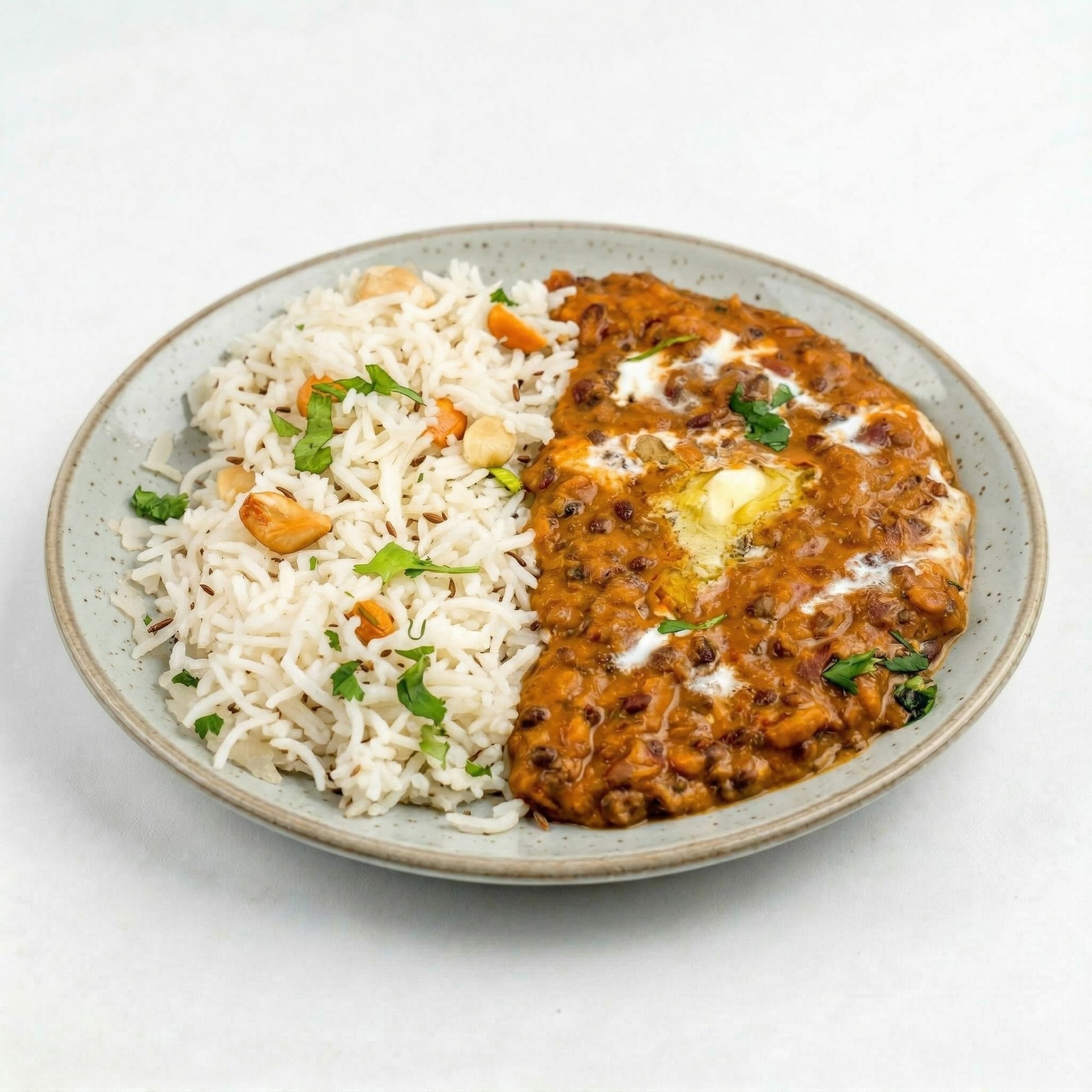 Vegan Dal Makhani with Jeera Rice