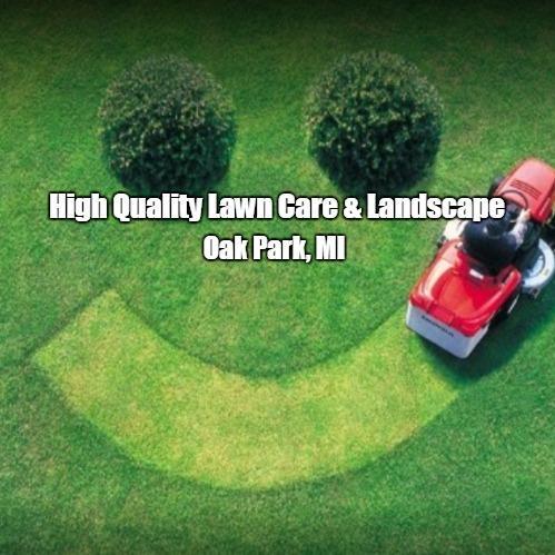 High Quality Lawn Care &amp; Landscape Logo