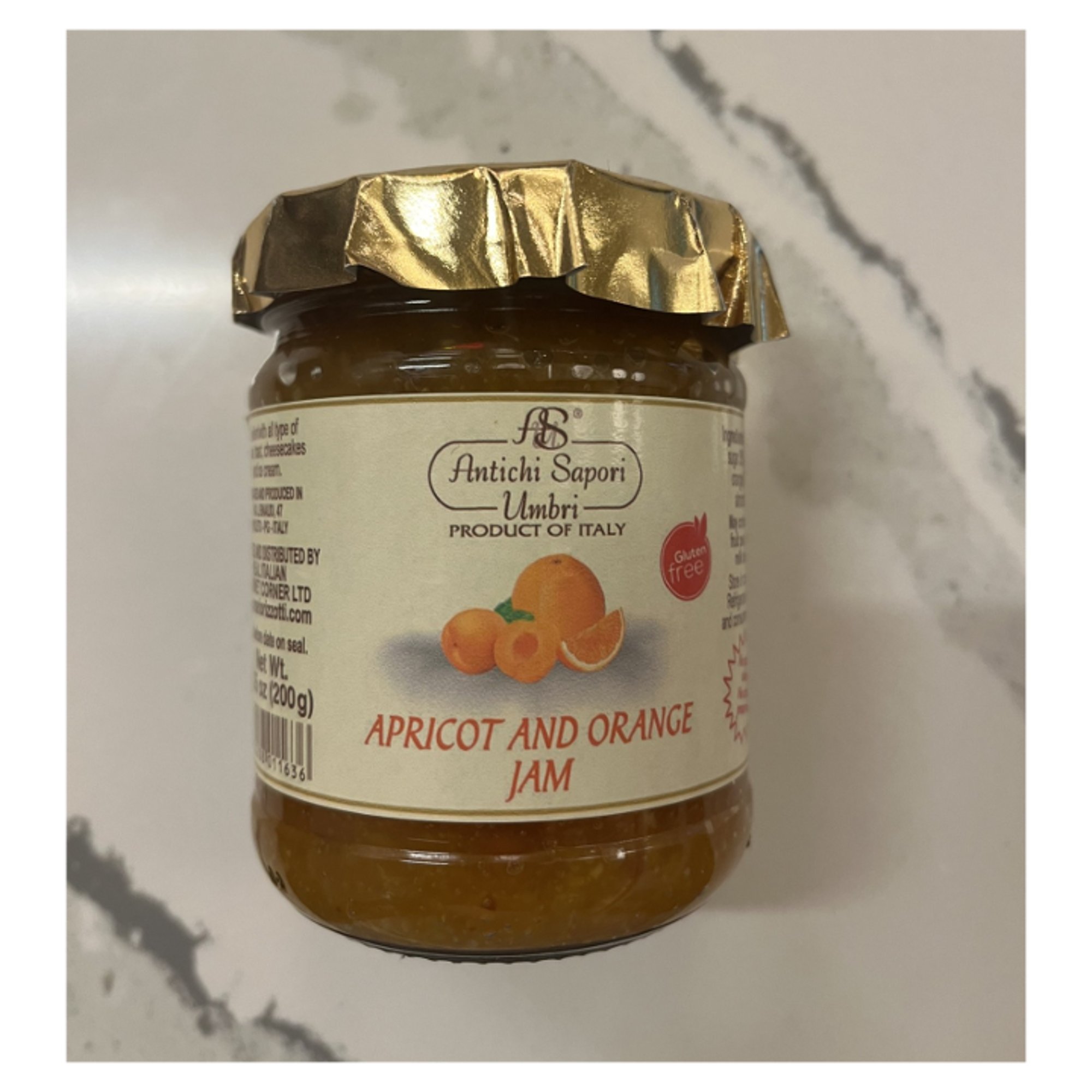 Antichi Sapori Umbri Apricot and Orange Jam