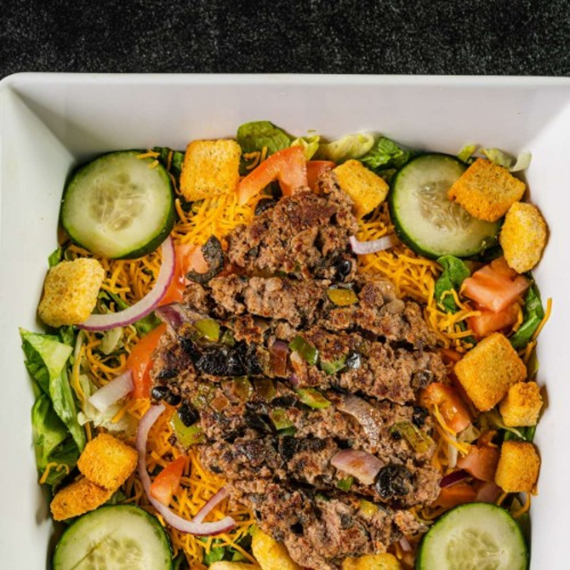 Mixed-Up Burger Salad
