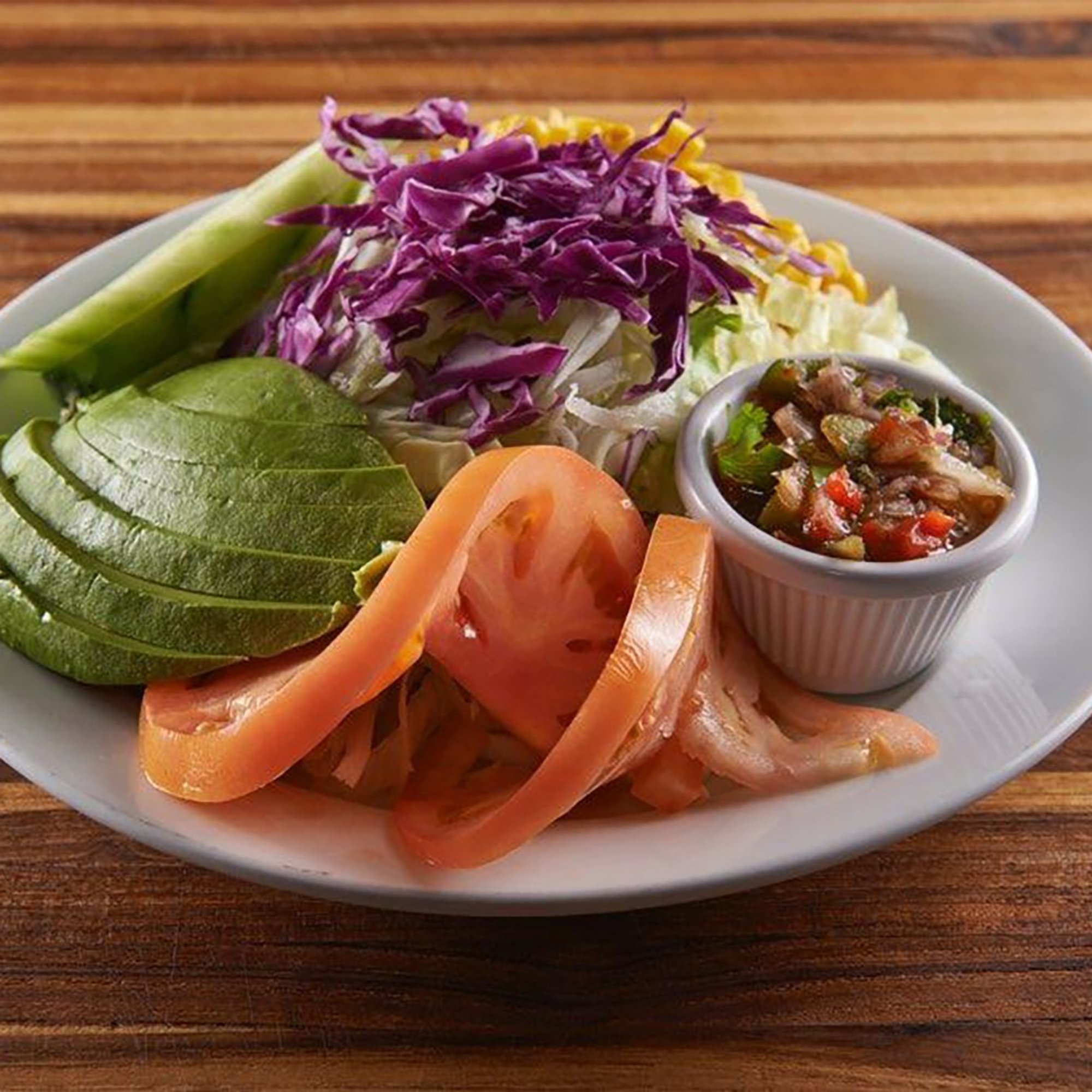Mixed Green Salad with Avocado