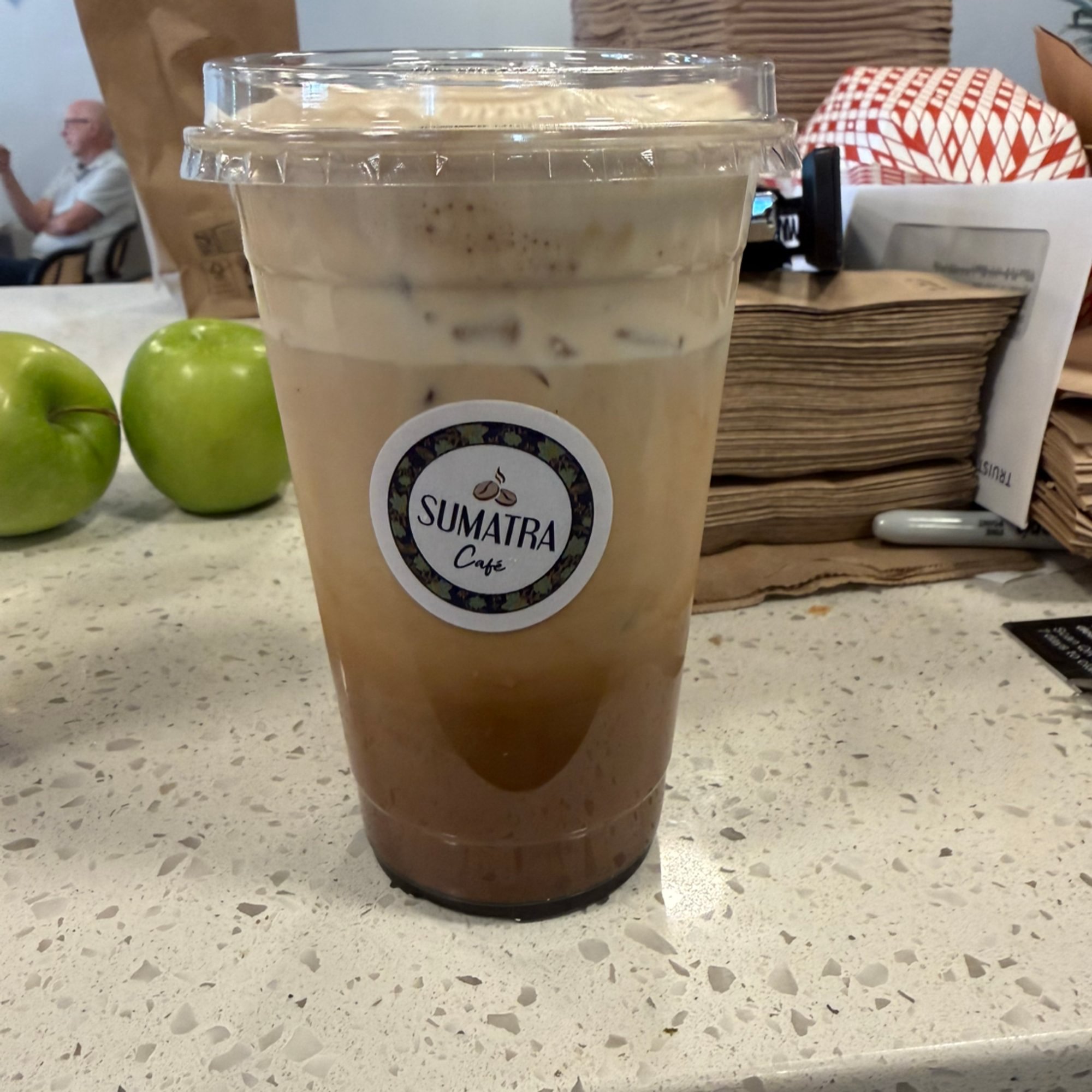 Salted Caramel Brown Sugar Cloud Latte