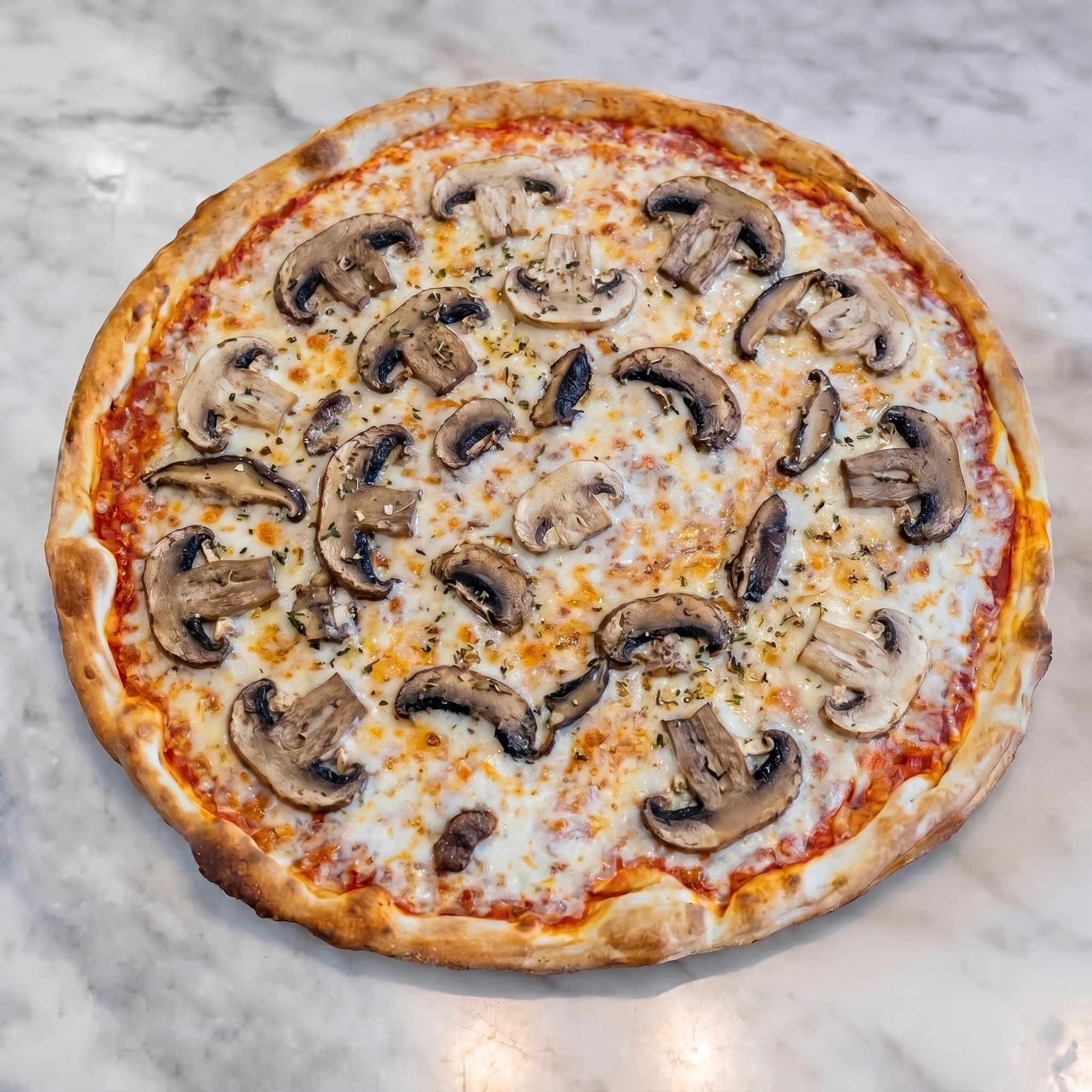 Triple Mushroom Pizza