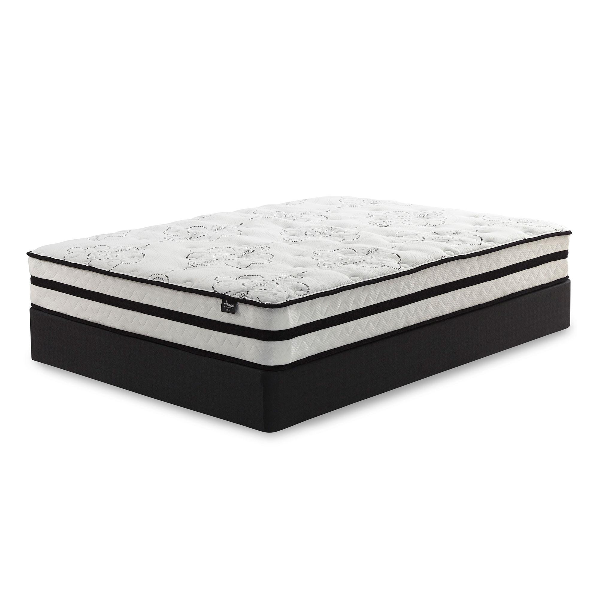 Sierra Twin 10" Tight Top Medium Hybrid Mattress with Foundation