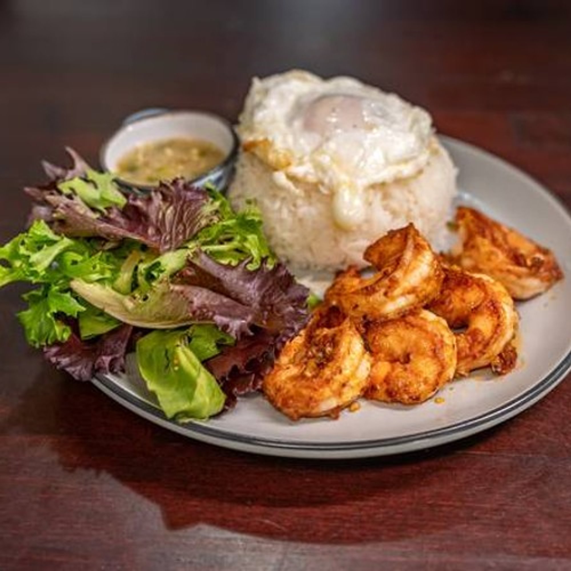 Garlic Shrimp Hawaiian Style