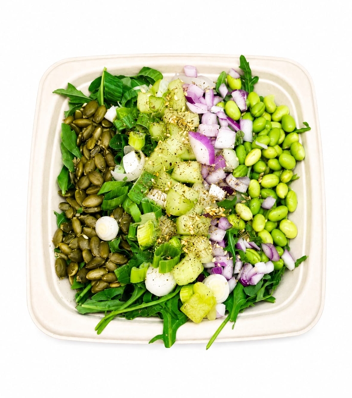 ARUGULA & TOASTED PUMKIN SEED (v, gf )