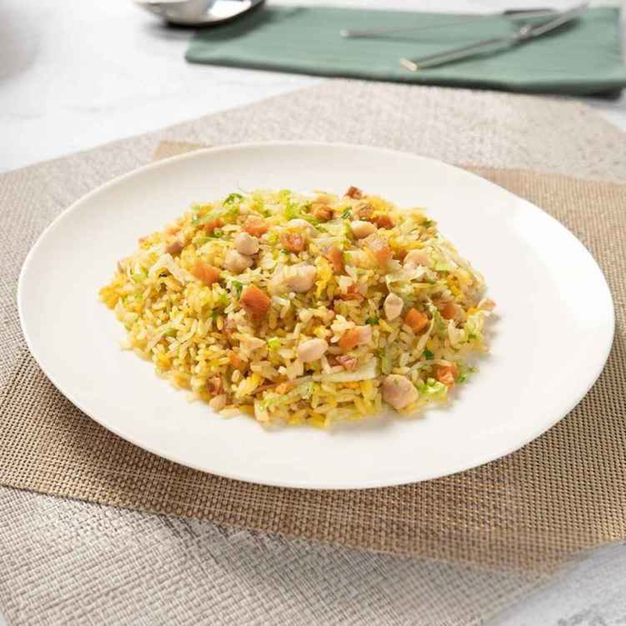 FR2. 咸魚雞粒炒飯/Fried Rice w. Diced Chicken & Salty Fish