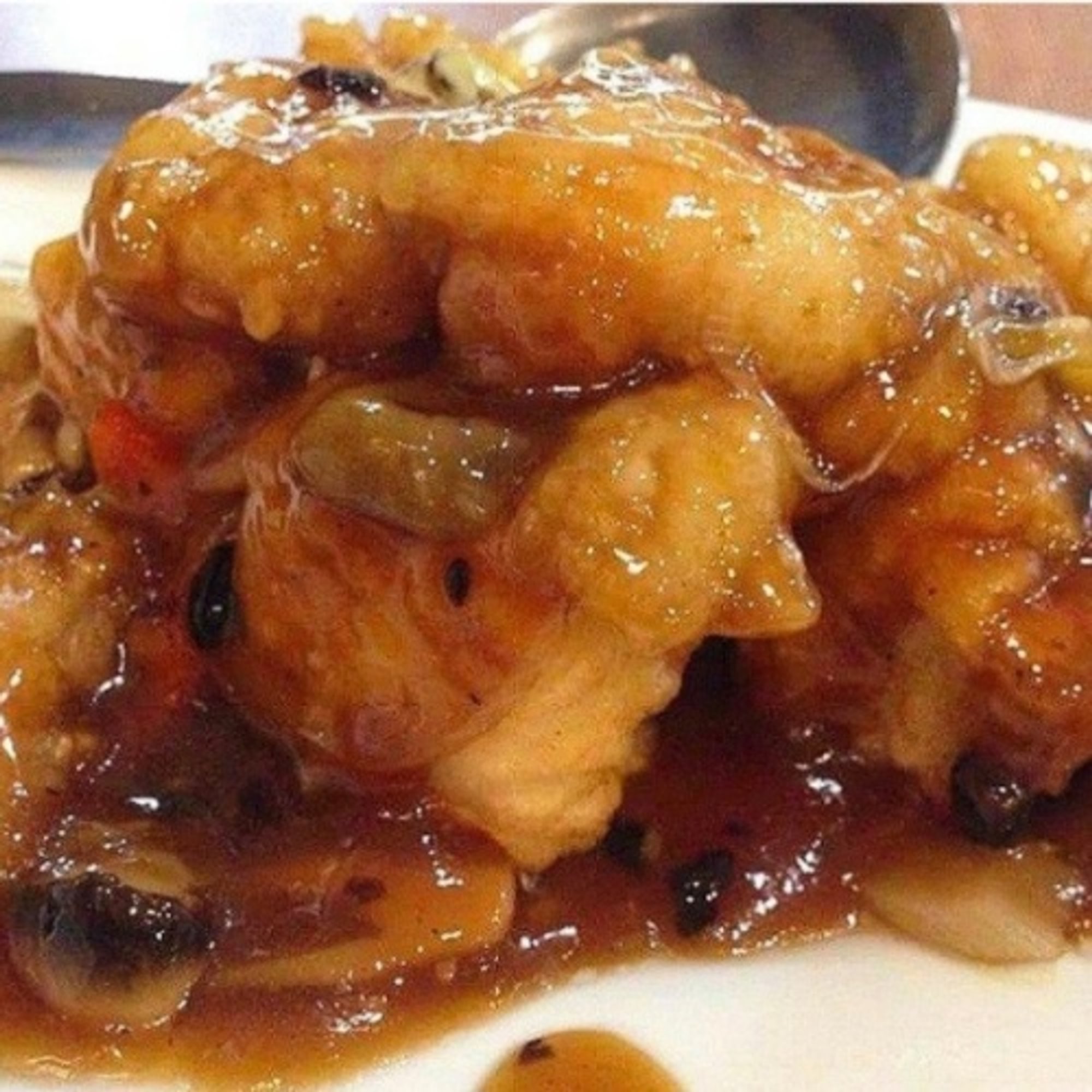 90. Fish Fillet in Garlic Sauce