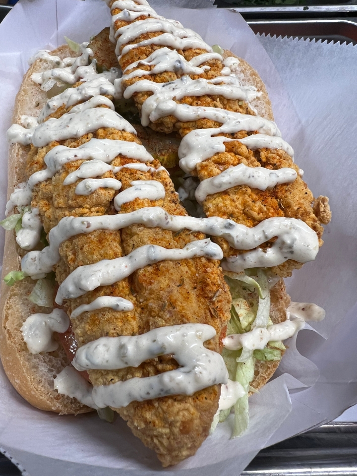 Fried Catfish Po' Boy