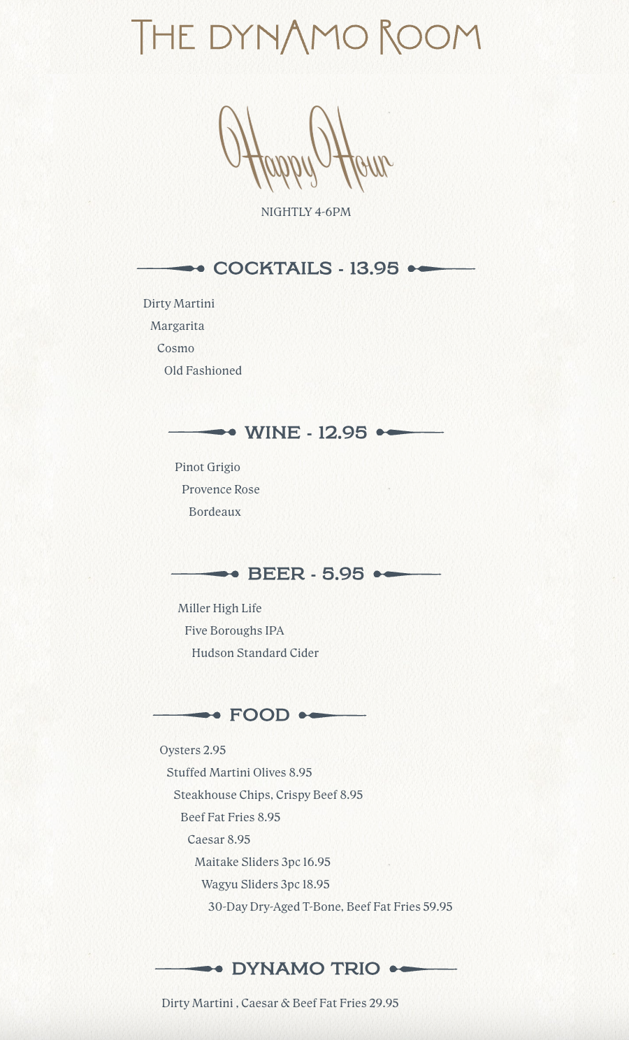 The Dynamo Room Image