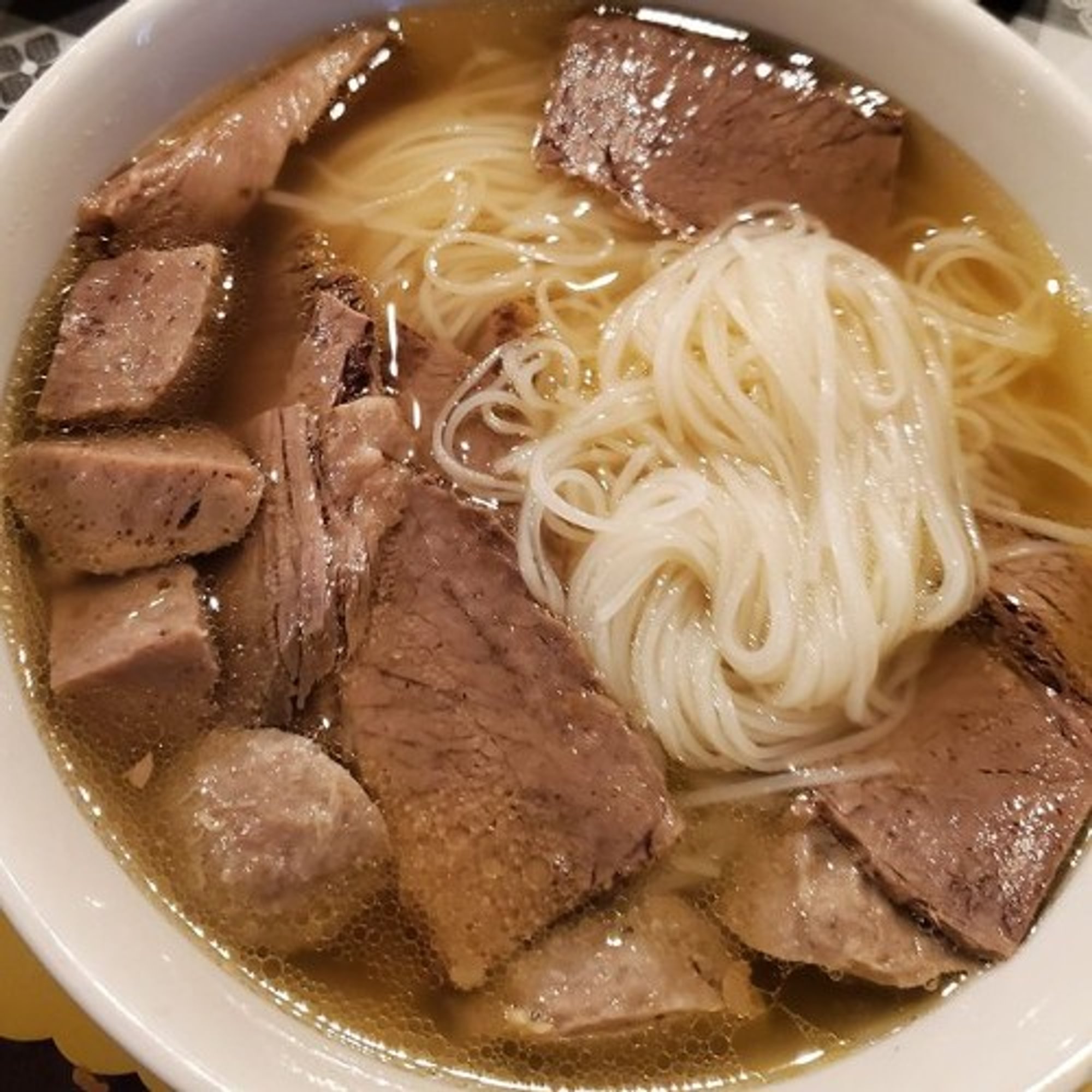 Brisket and Meatballs Pho