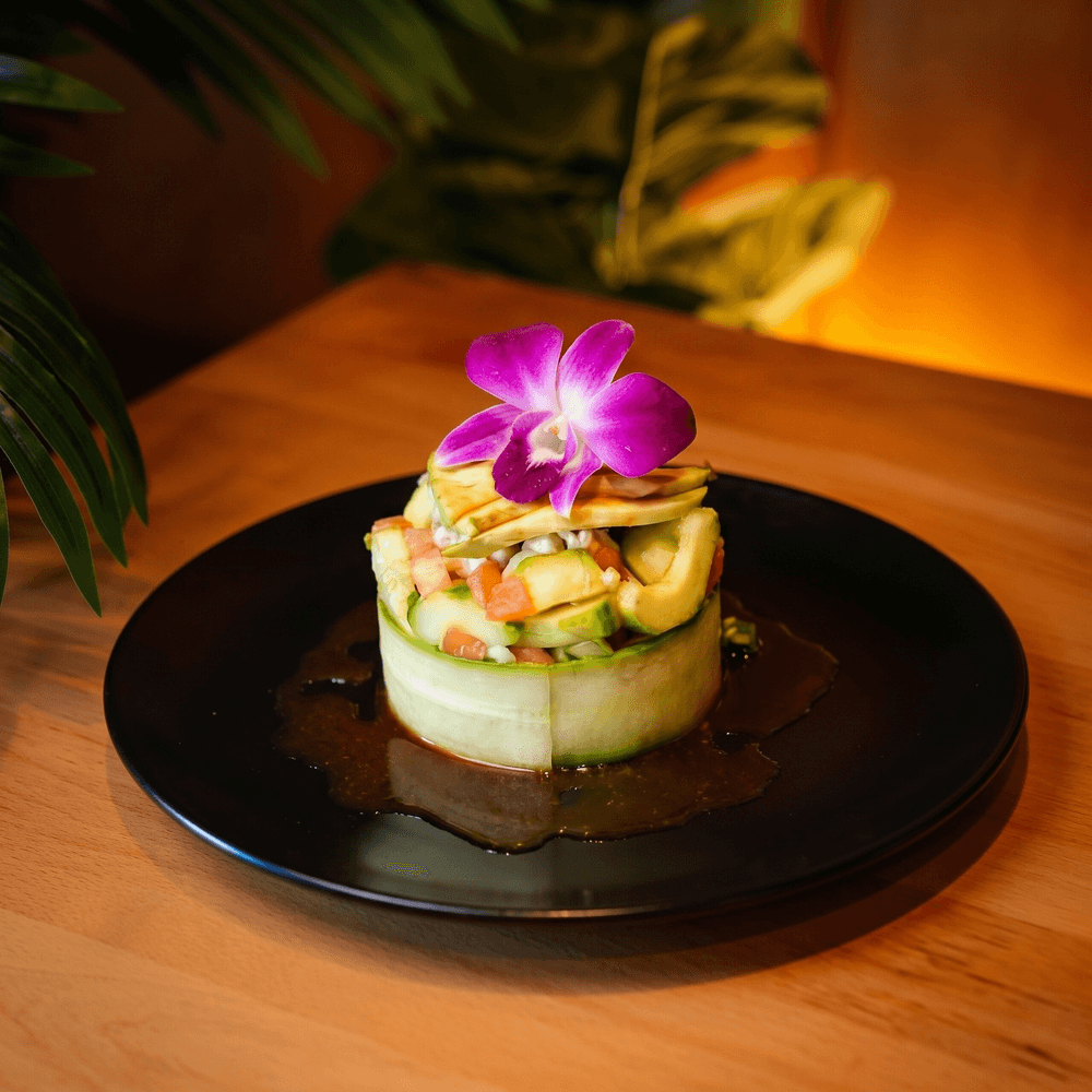 Torre de Shrimp Ceviche