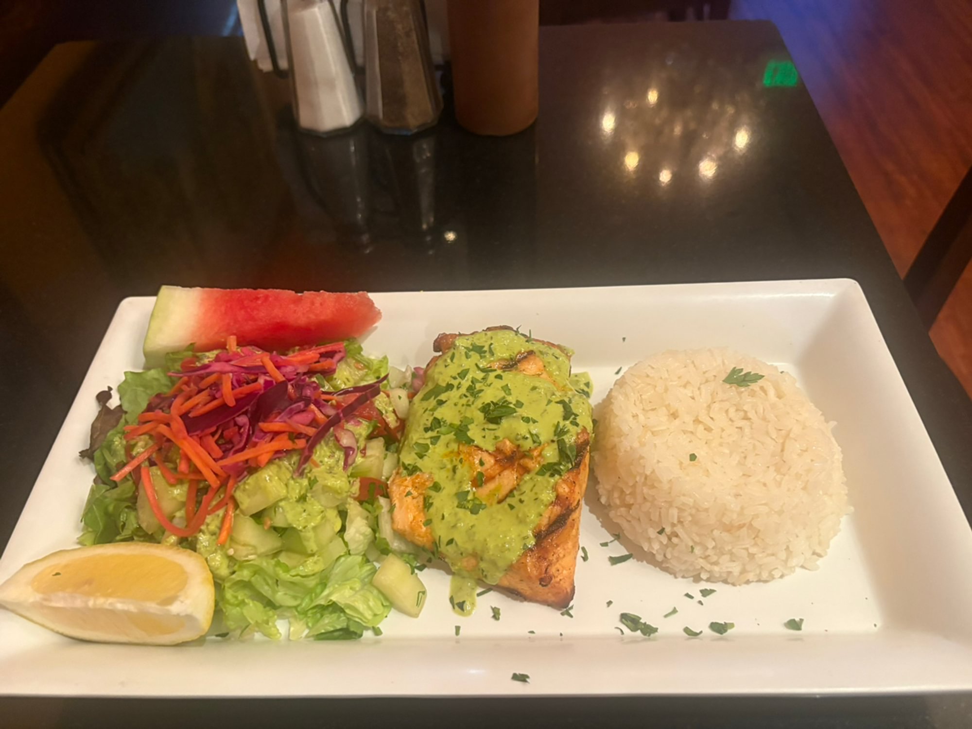 Salmon ShishKebabPlate