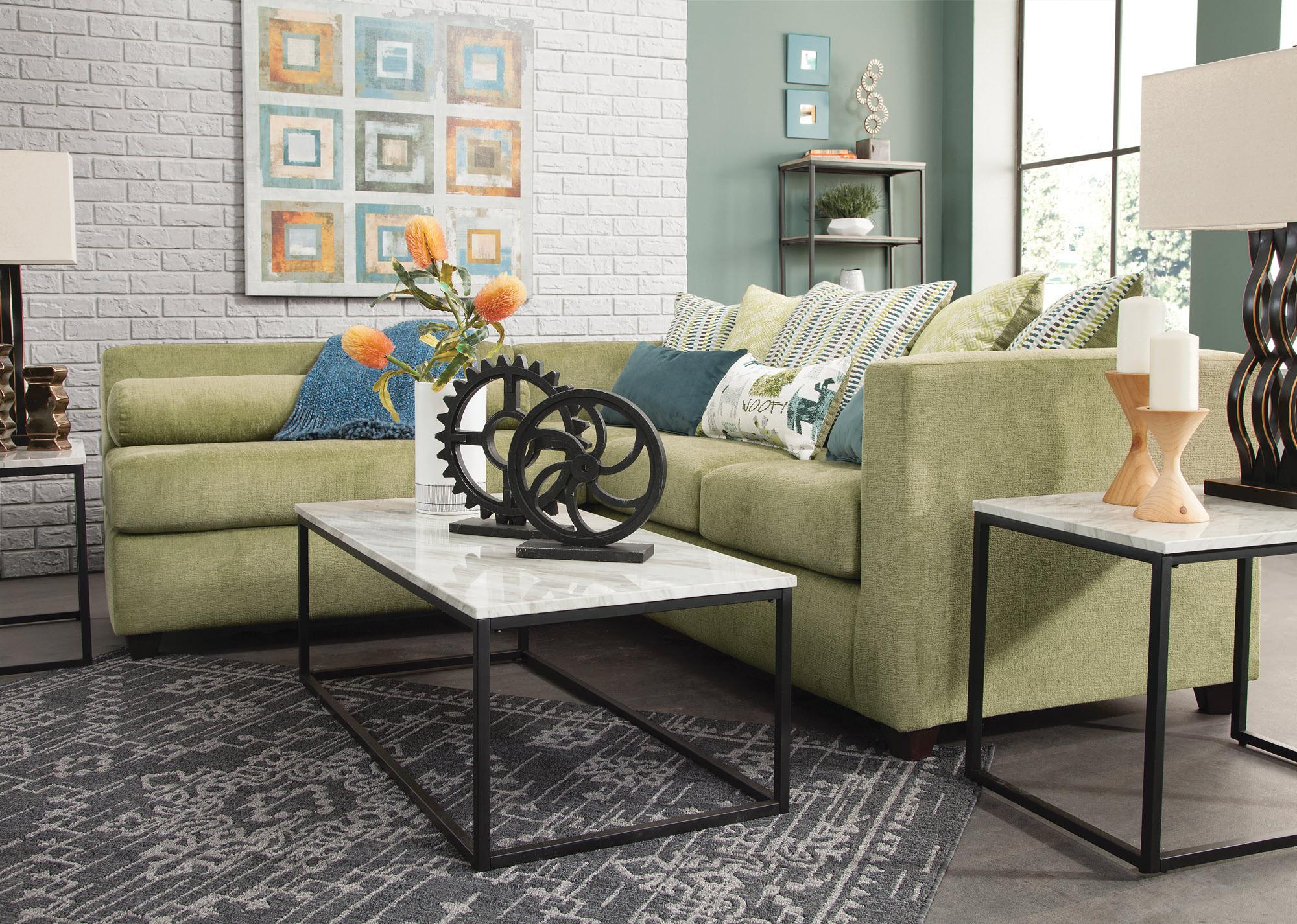 Genie Sofa and Armless Loveseat