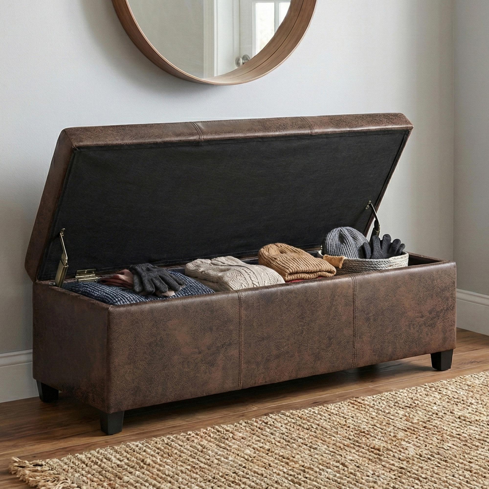 Avalon Storage Ottoman Bench