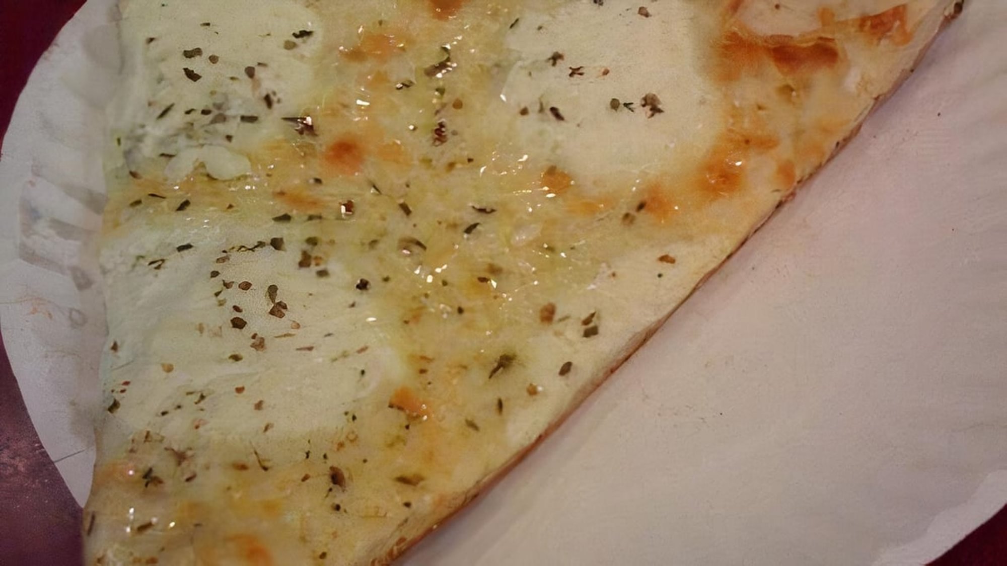 White Plain Garlic Pizza