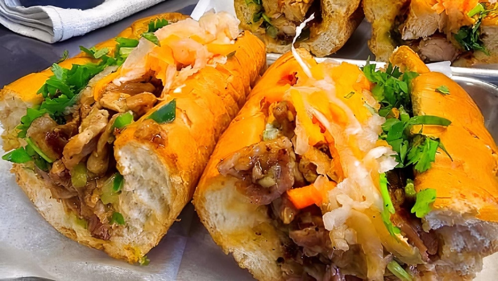 Lemongrass Beef Banh Mi