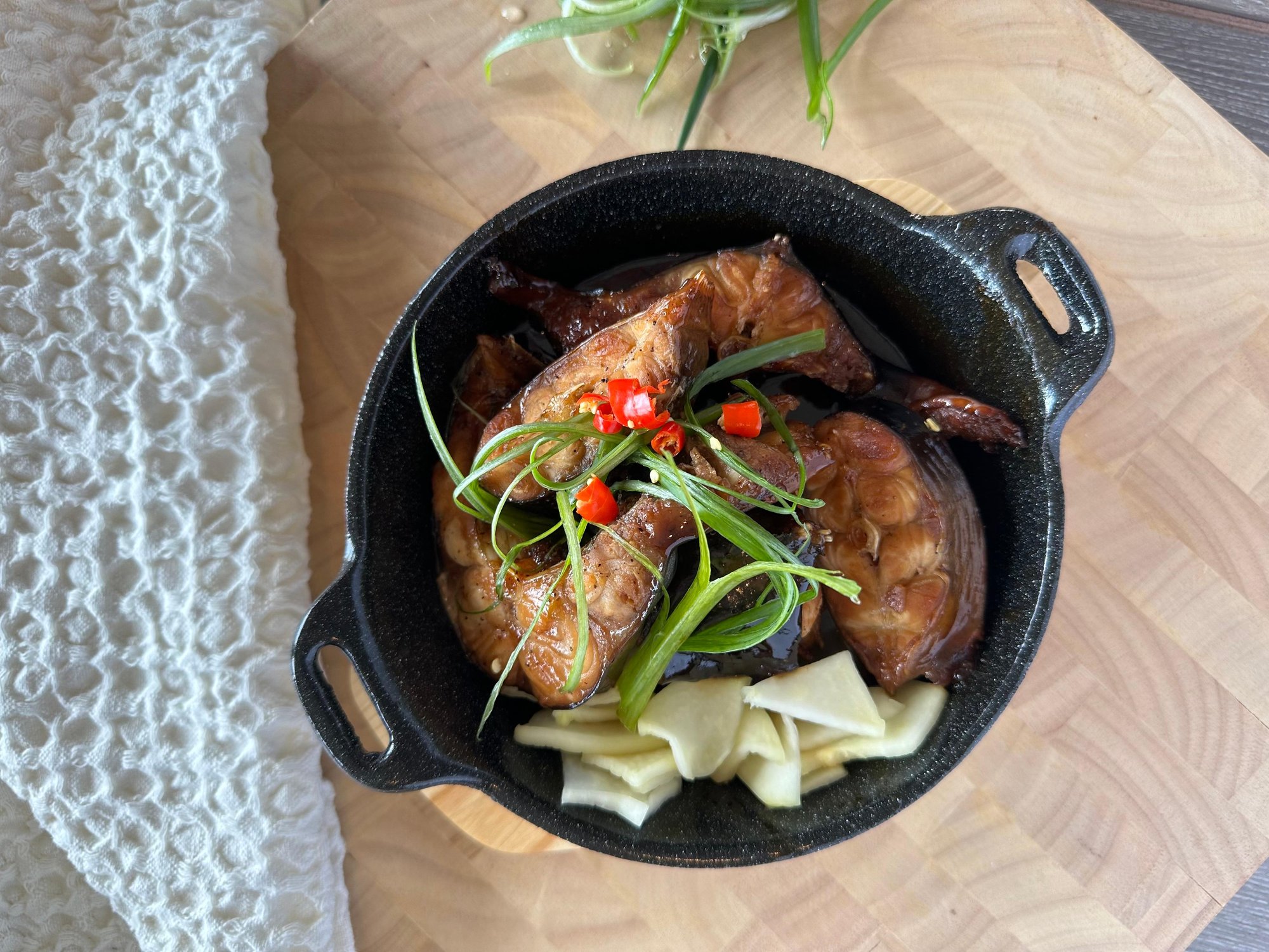 Caramelized Braised Fish (Ca Kho)