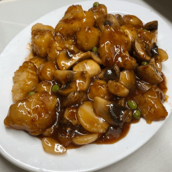 Scallops with Garlic Sauce