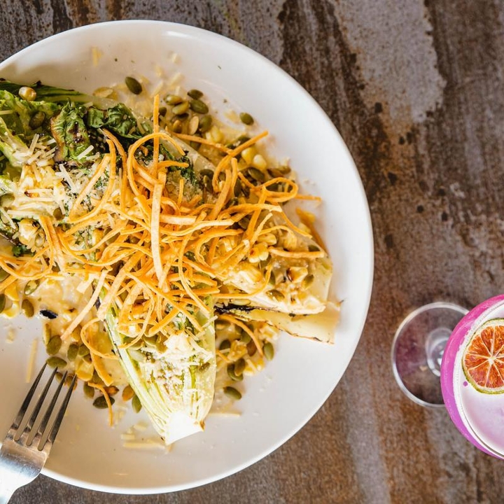 Grilled Caesar Salad