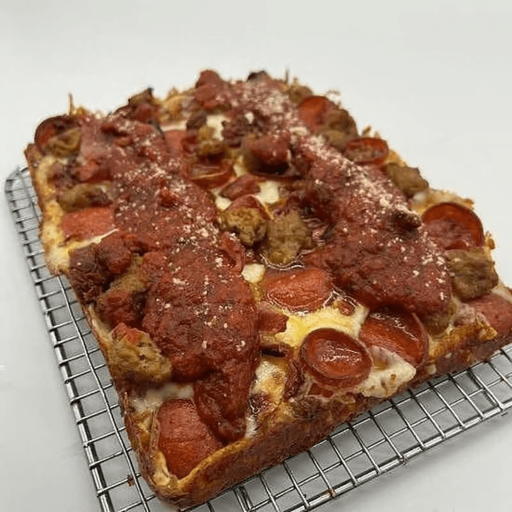 Meat Lover Detroit Pizza
