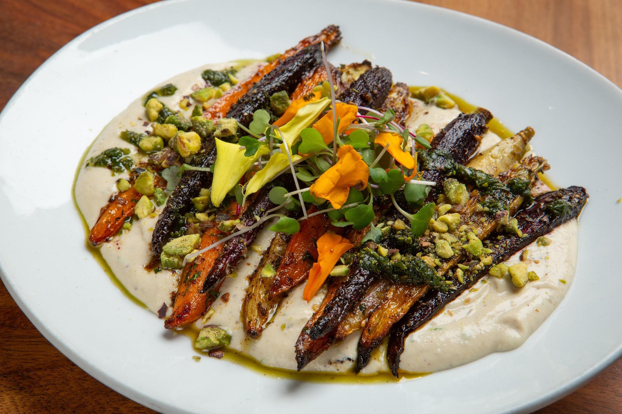 Za'atar Roasted Heirloom Carrots*^