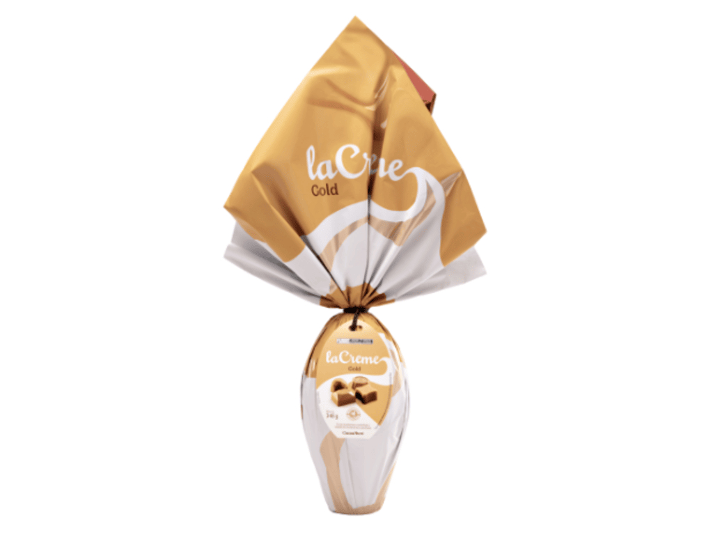 Cacau Show Ovo de Pascoa La Creme Gold 348g