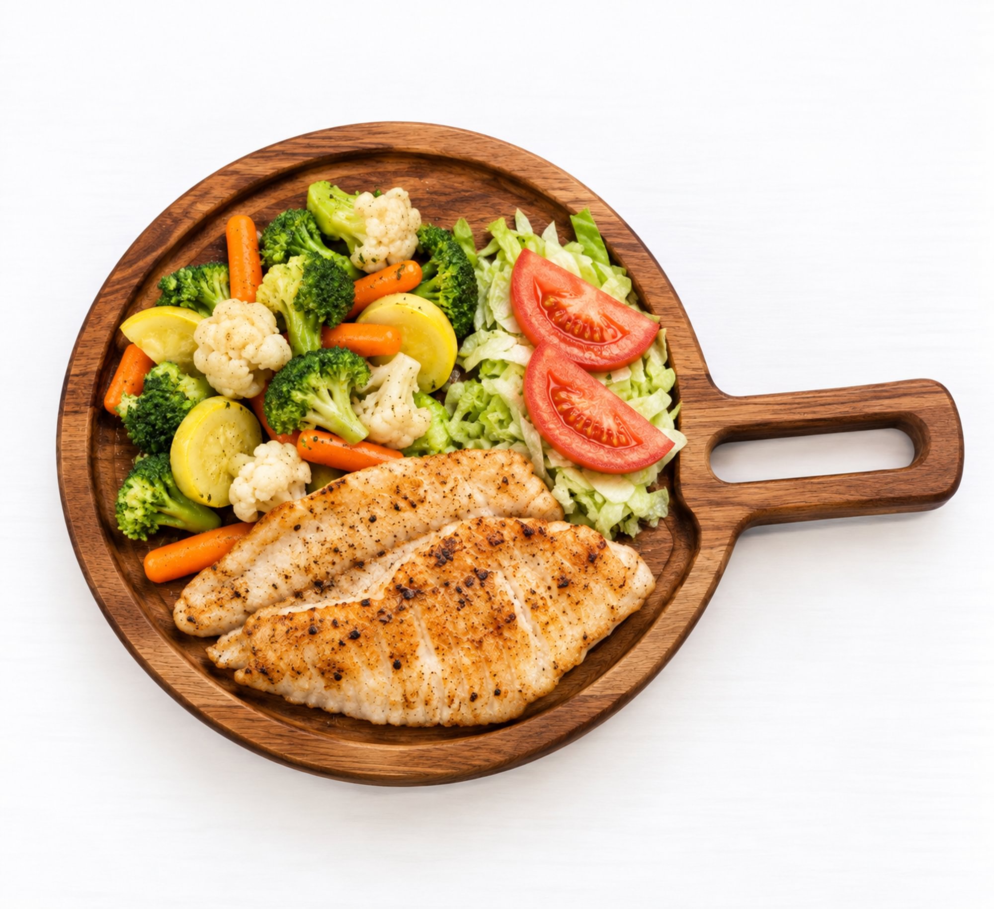 Grilled Fish and Veggies