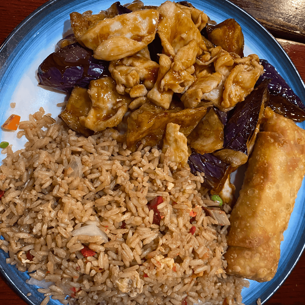 Sliced Chicken with Baby Eggplant Combo