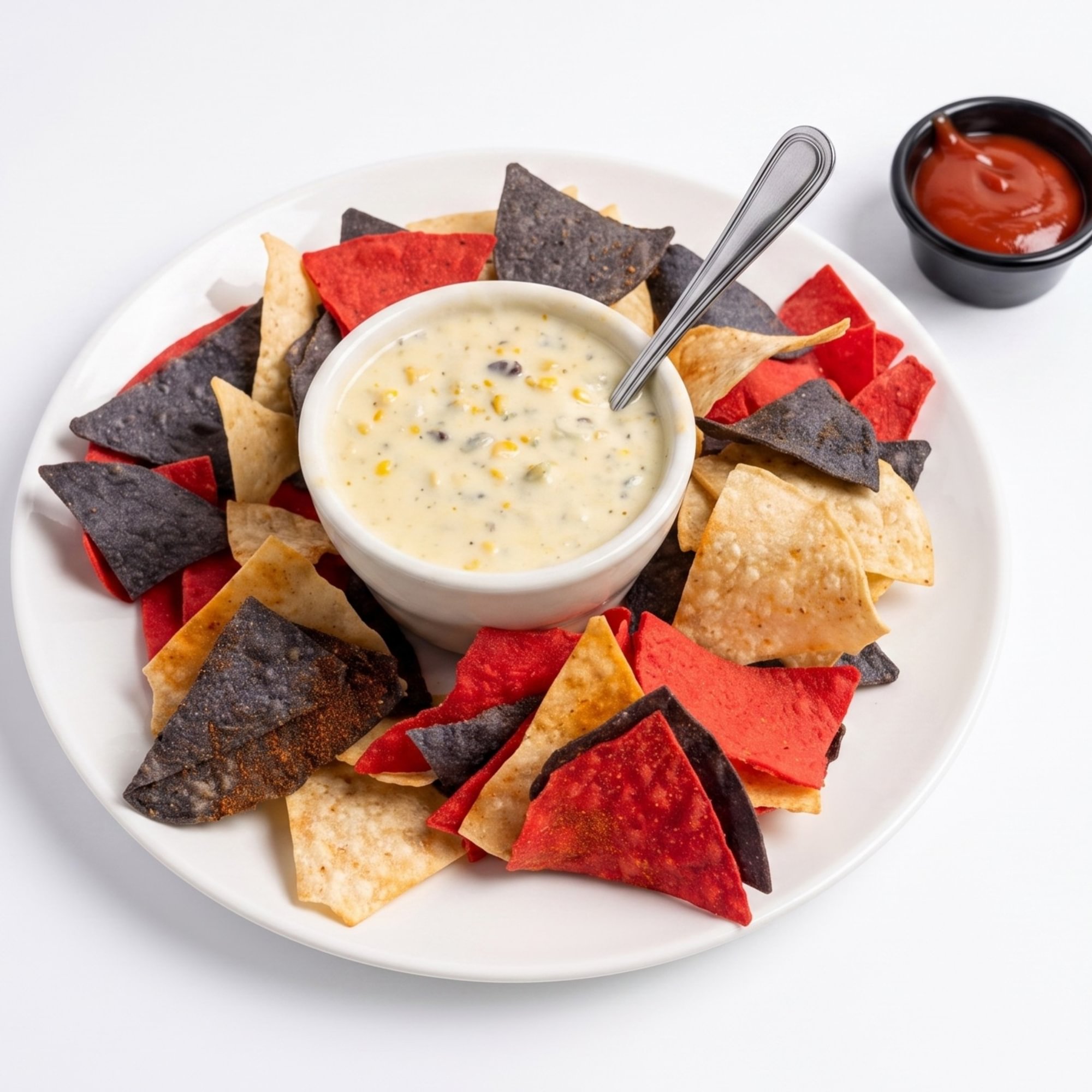 Green Chile Corn Queso Dip