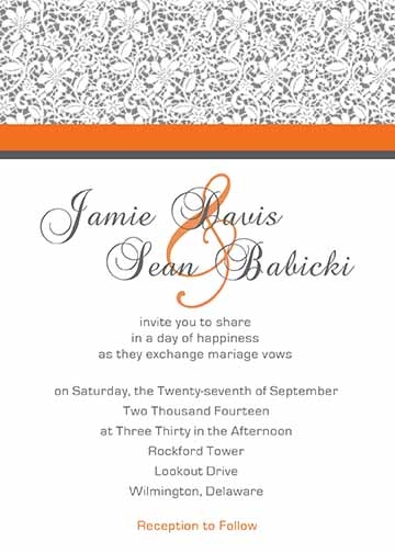 MCC Wedding Invitations Image
