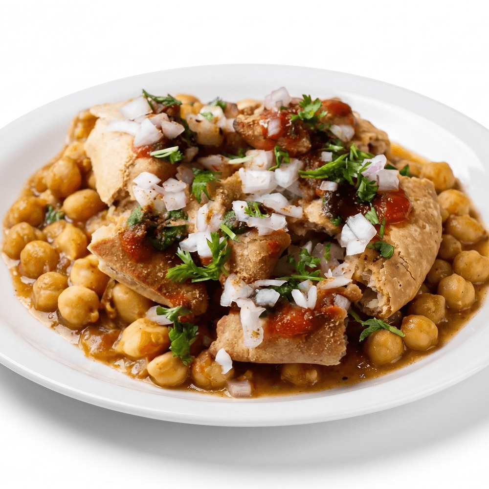 Samosa Chole Chaat