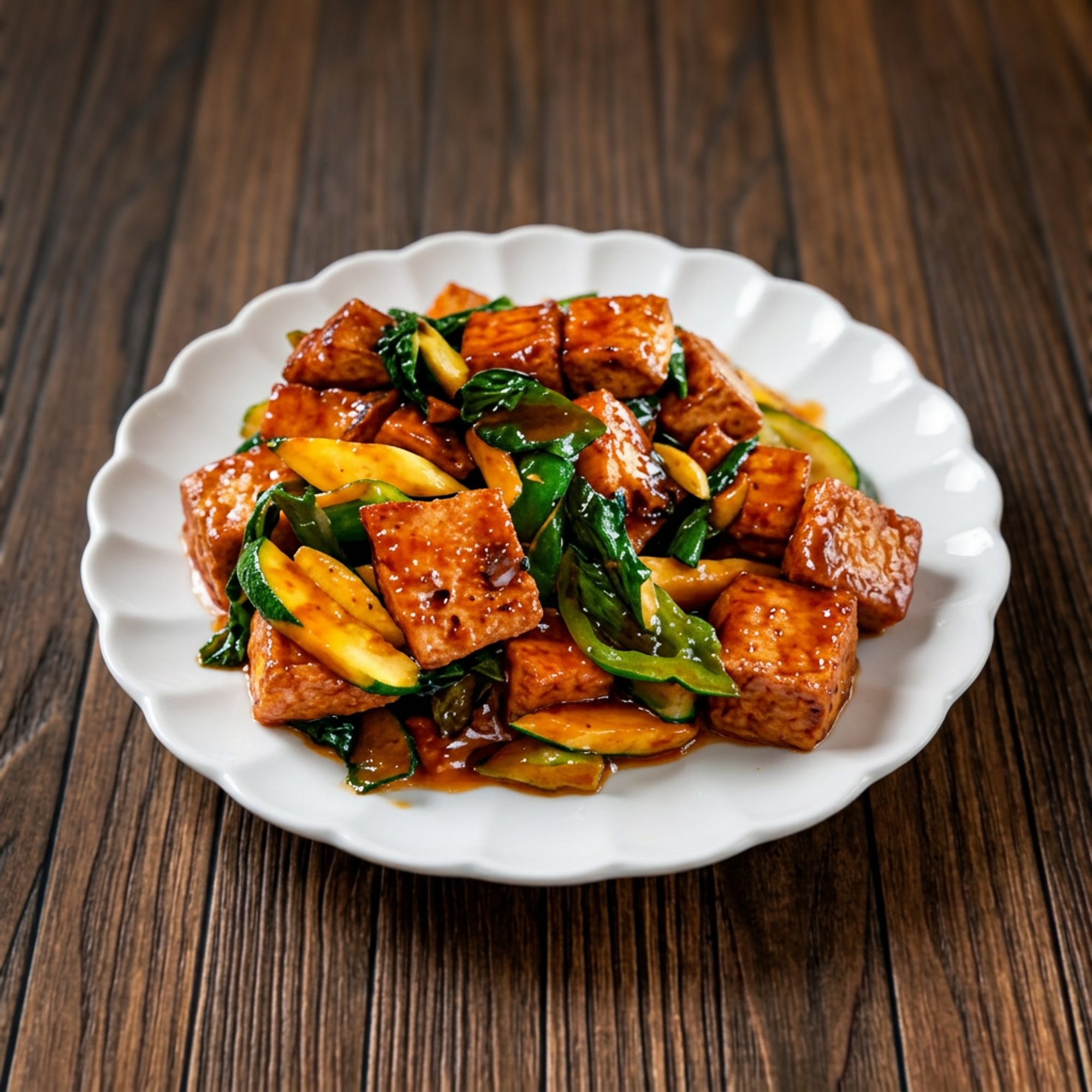 Thai Stir-Fried Crispy Tofu