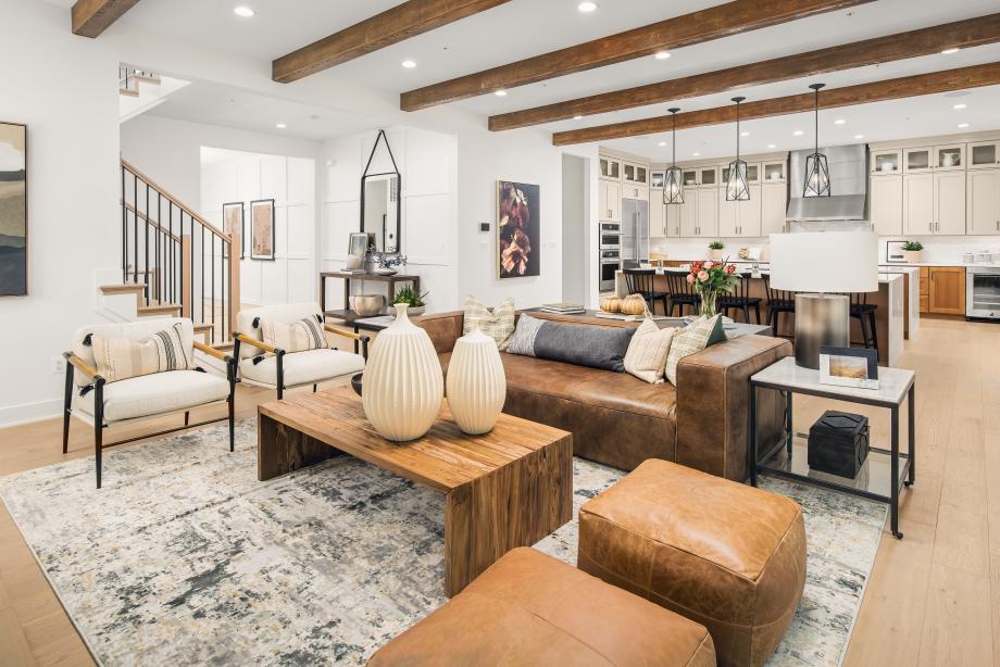 Open concept floor plans perfect for entertaining
