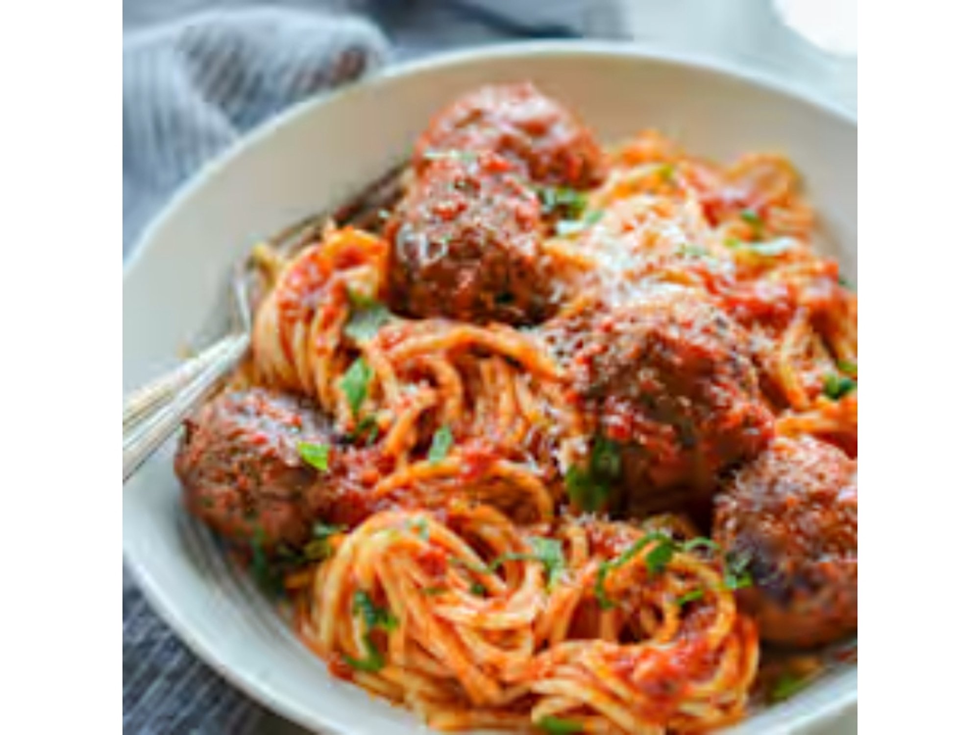 Spaghetti with Meatballs (Lunch)