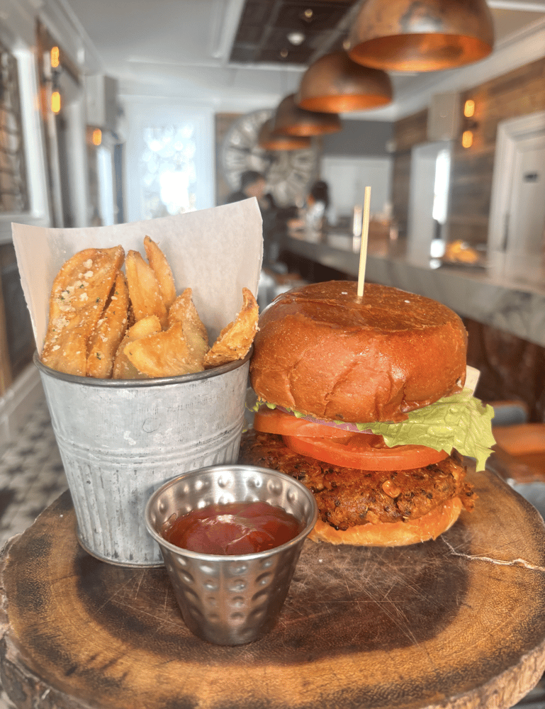 Sweet Potato & Quinoa Burger