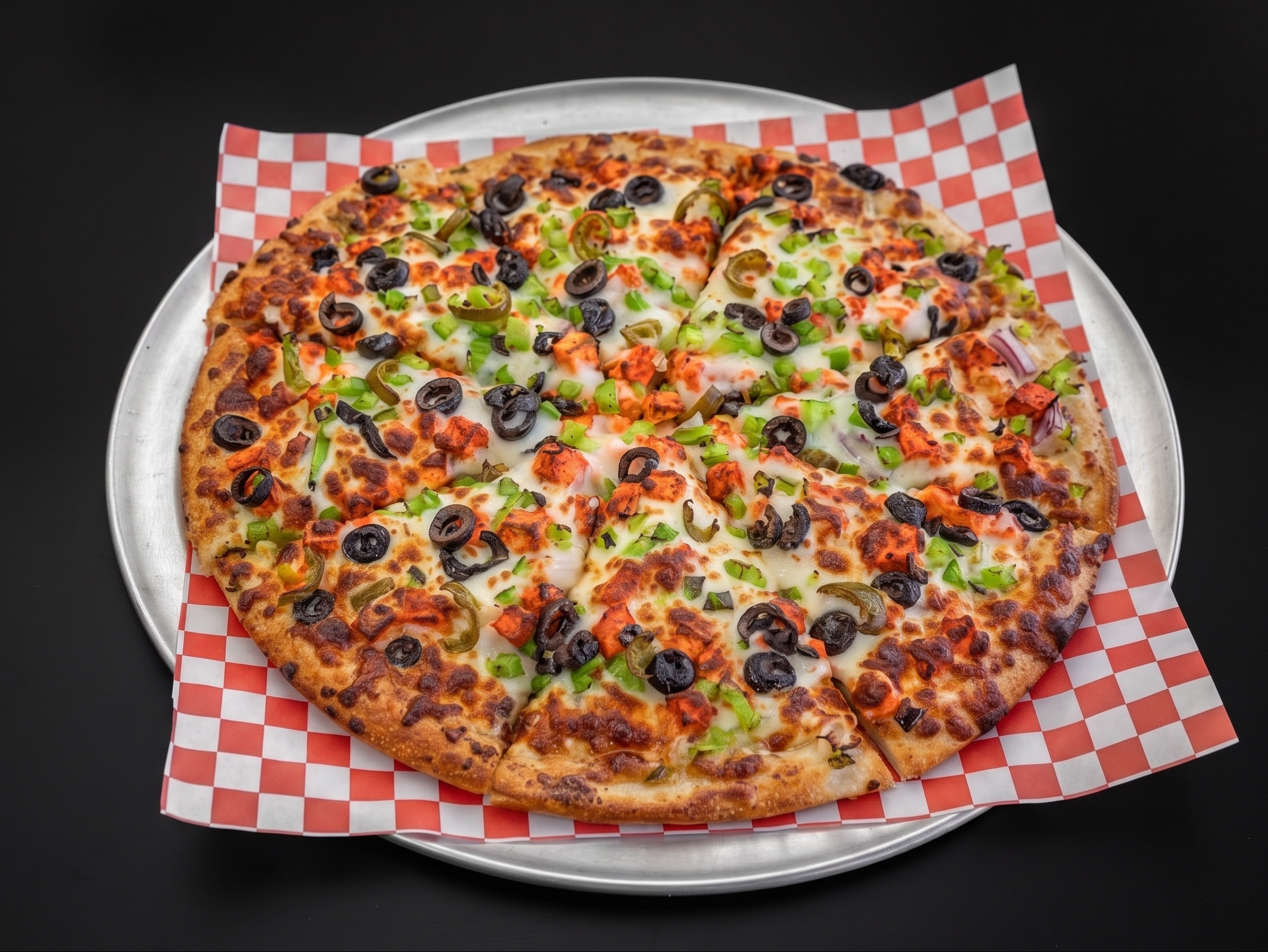 Garlic Chilli Paneer Pizza