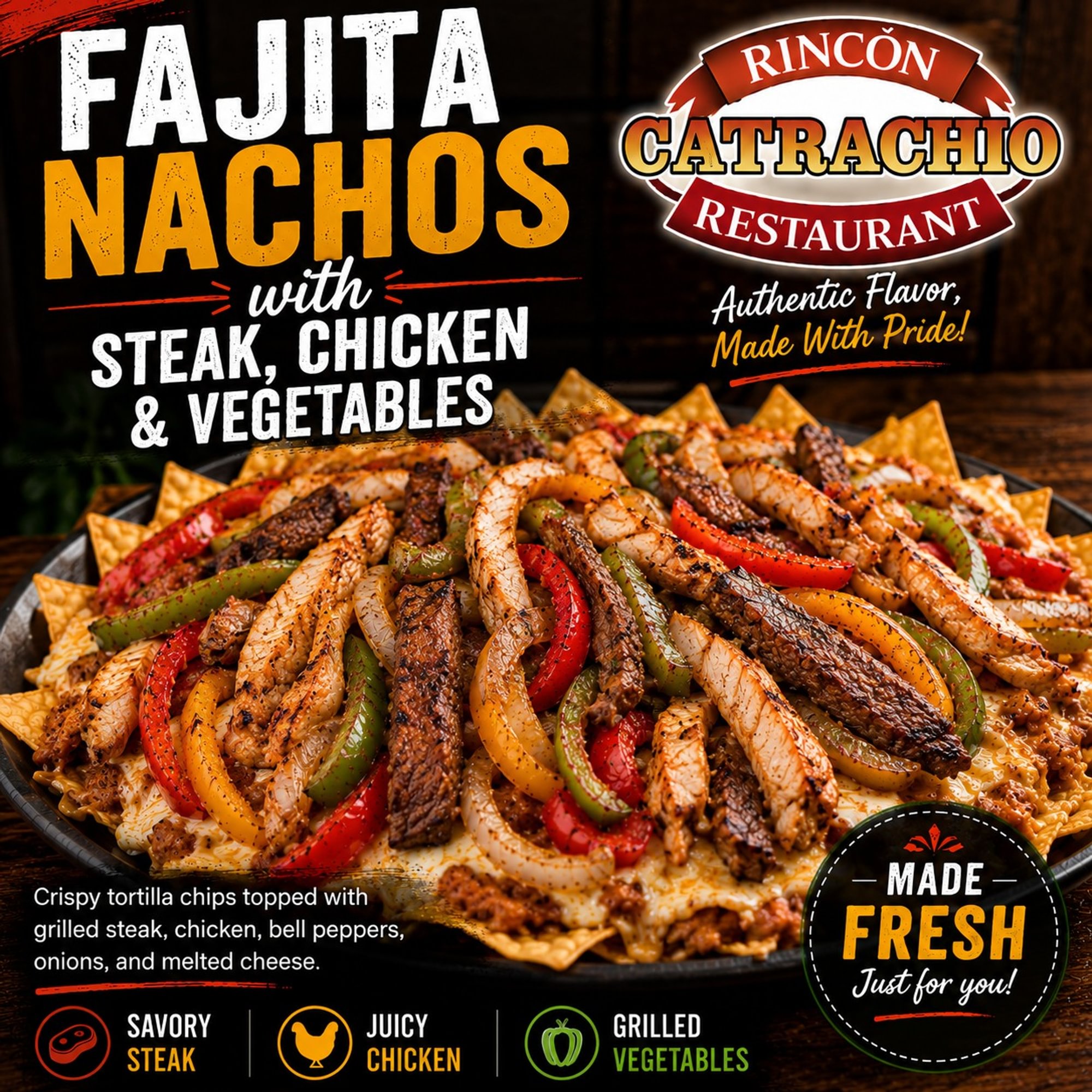 Fajita Nachos Mixtos