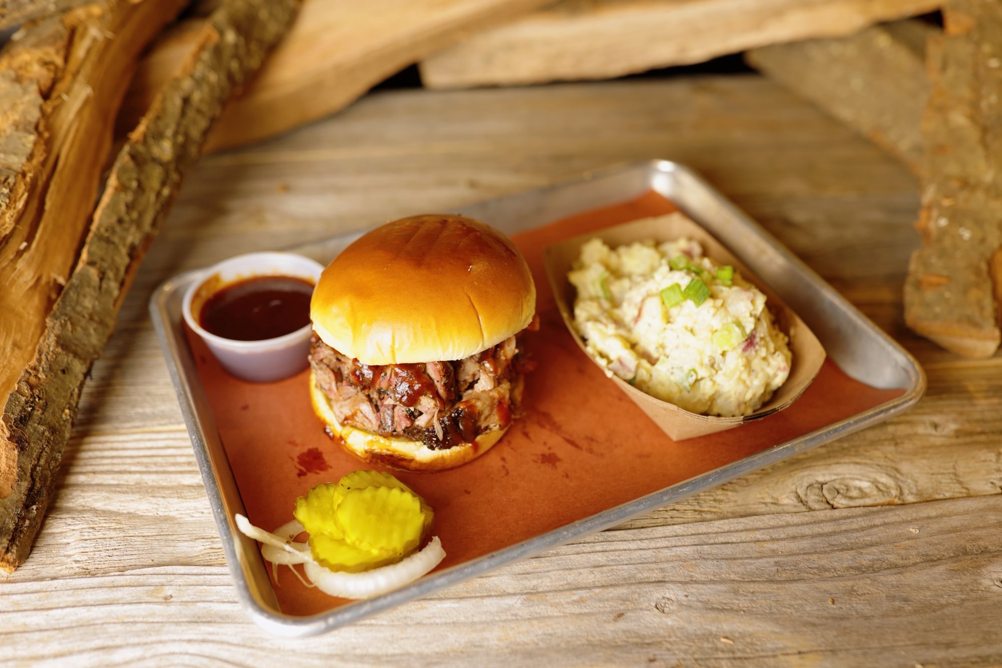 Chopped Brisket Sandwich