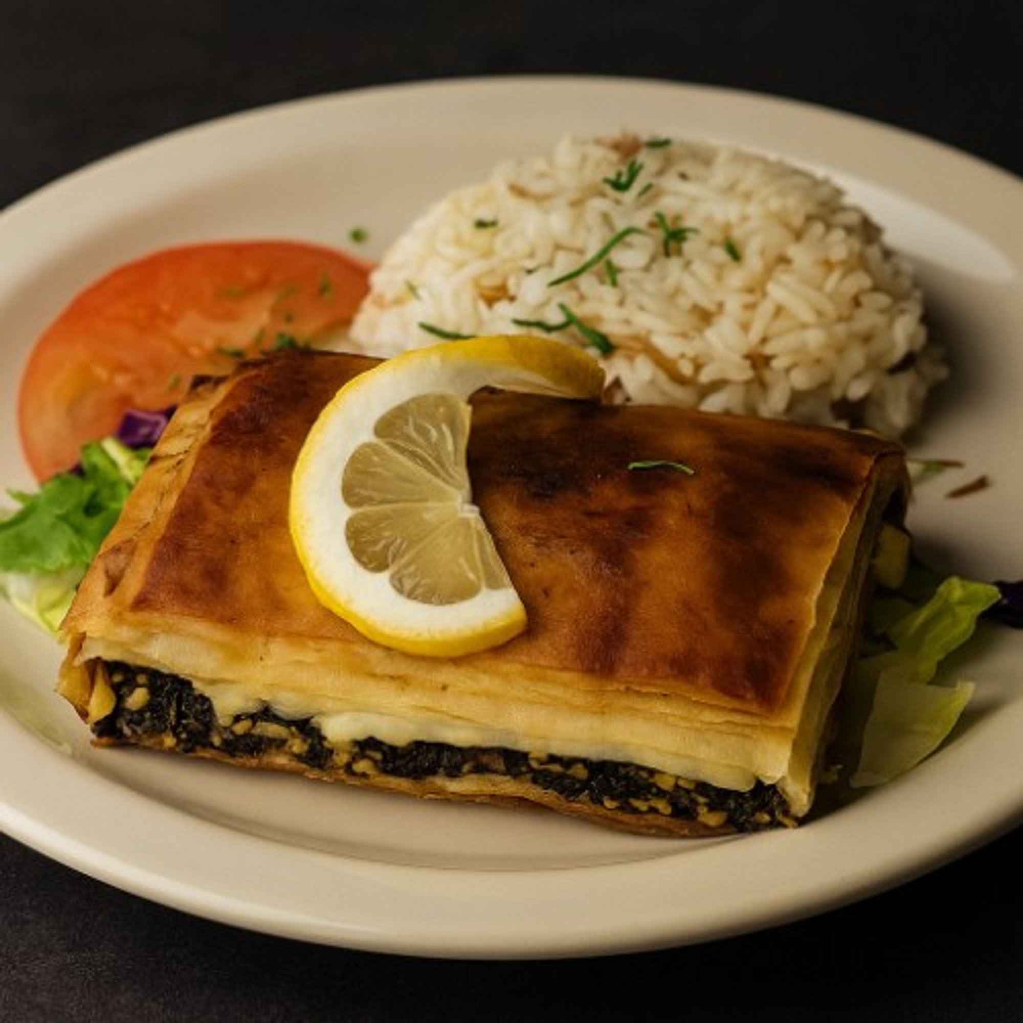 Spanakopita Plate