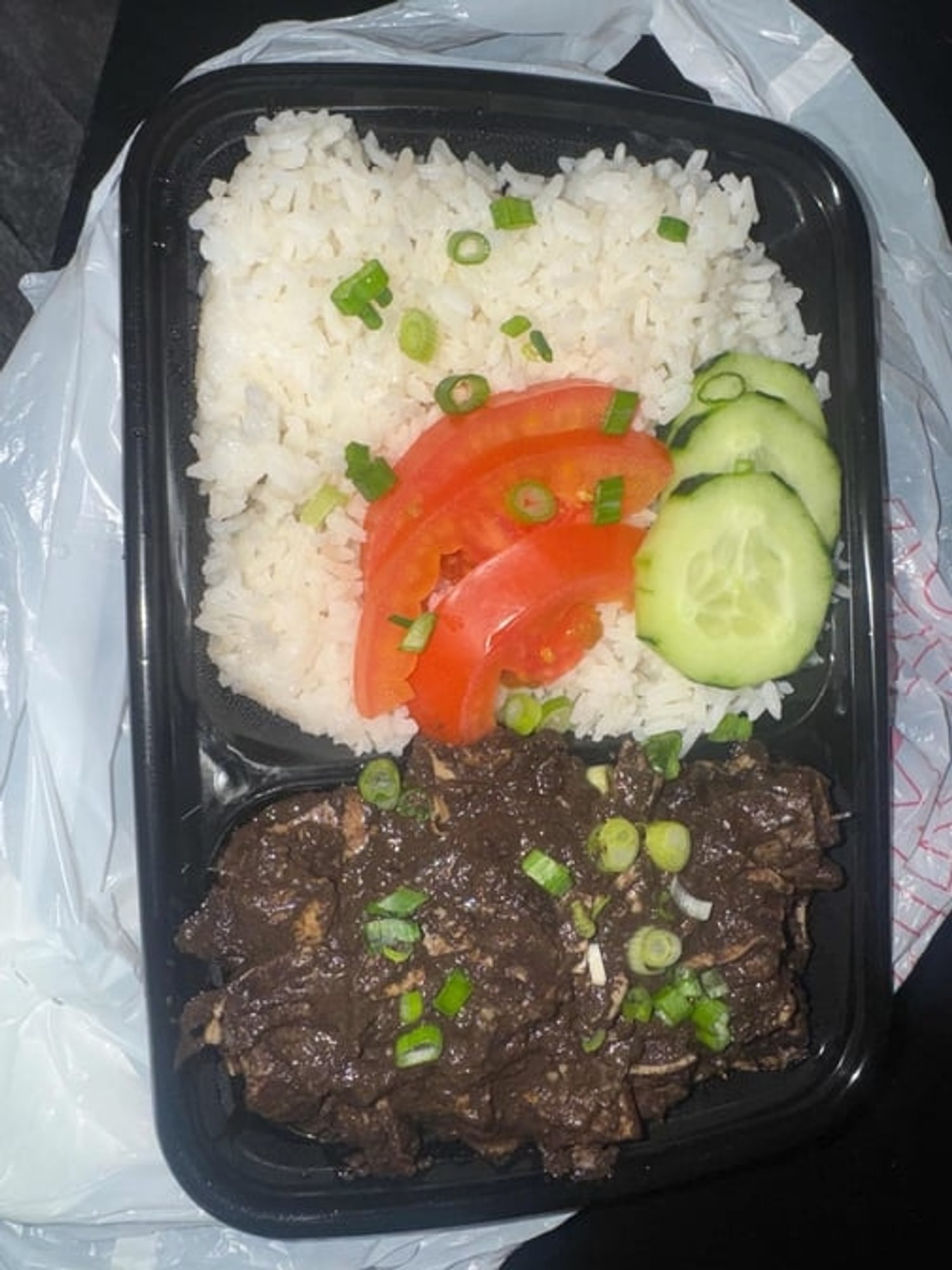 Dinuguan with Steamed Rice