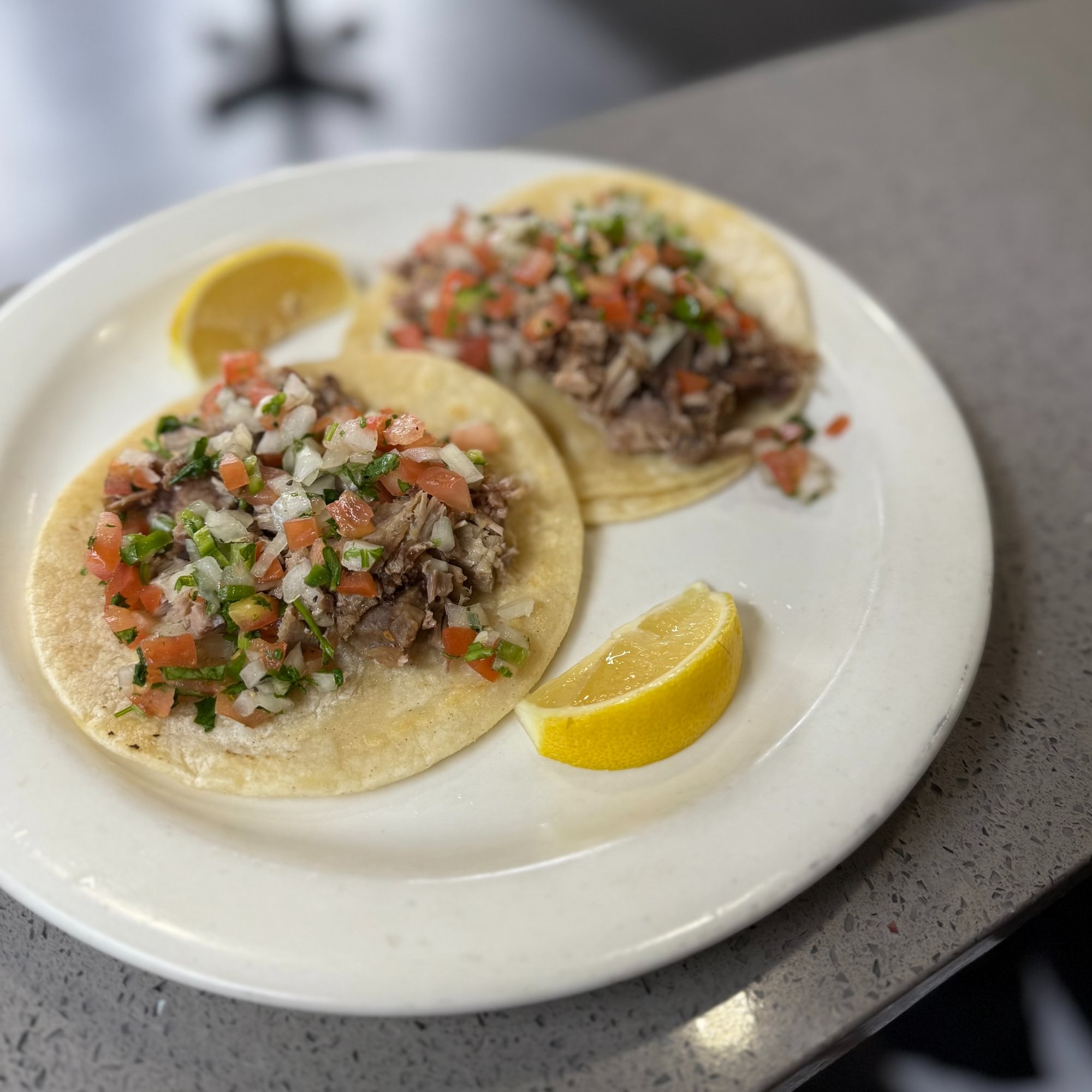 Tacos de Carnitas (pork tacos)
